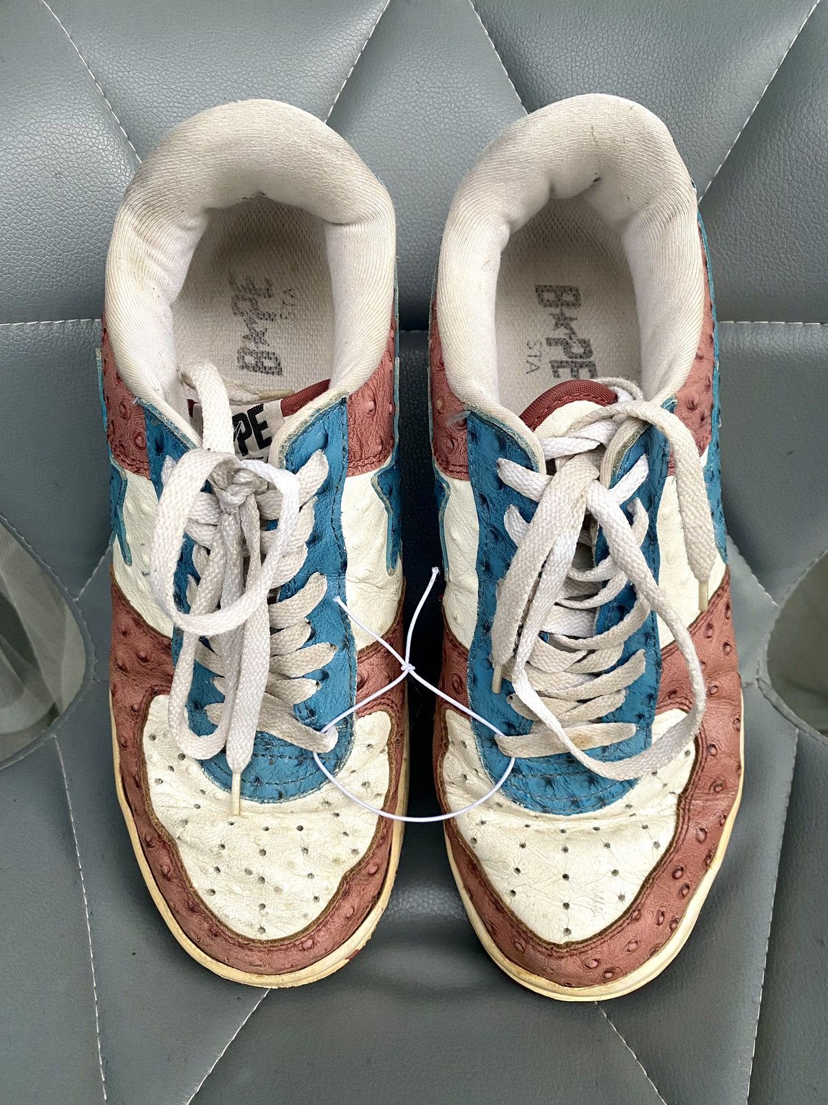 Bape Vintage Bapesta Ostrich Leather Size US 9.5 / EU 42-43 - 3 Thumbnail