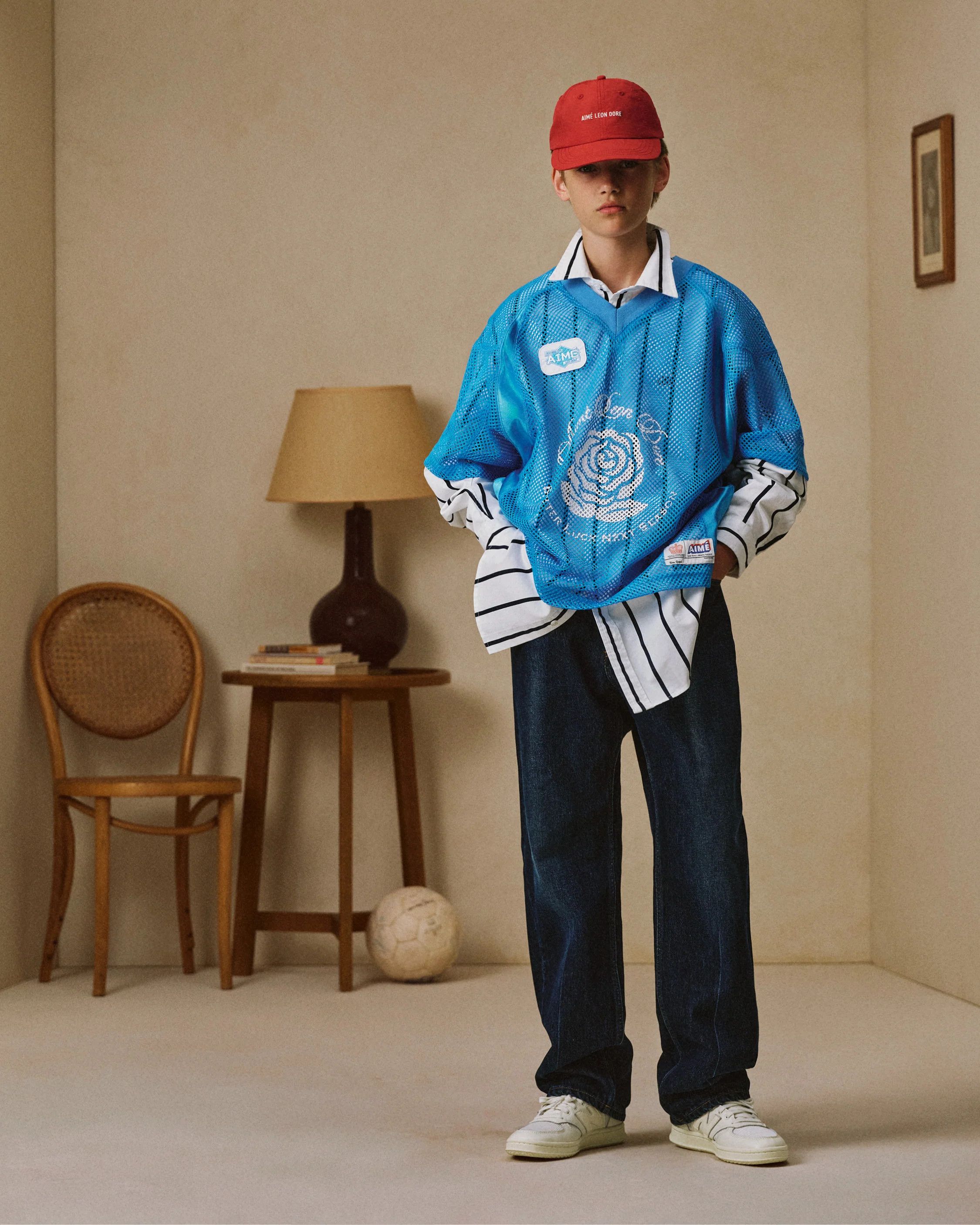 Aime Leon Dore Stadium Cropped Practice Jersey Size US XXL / EU 58 / 5 - 11 Thumbnail