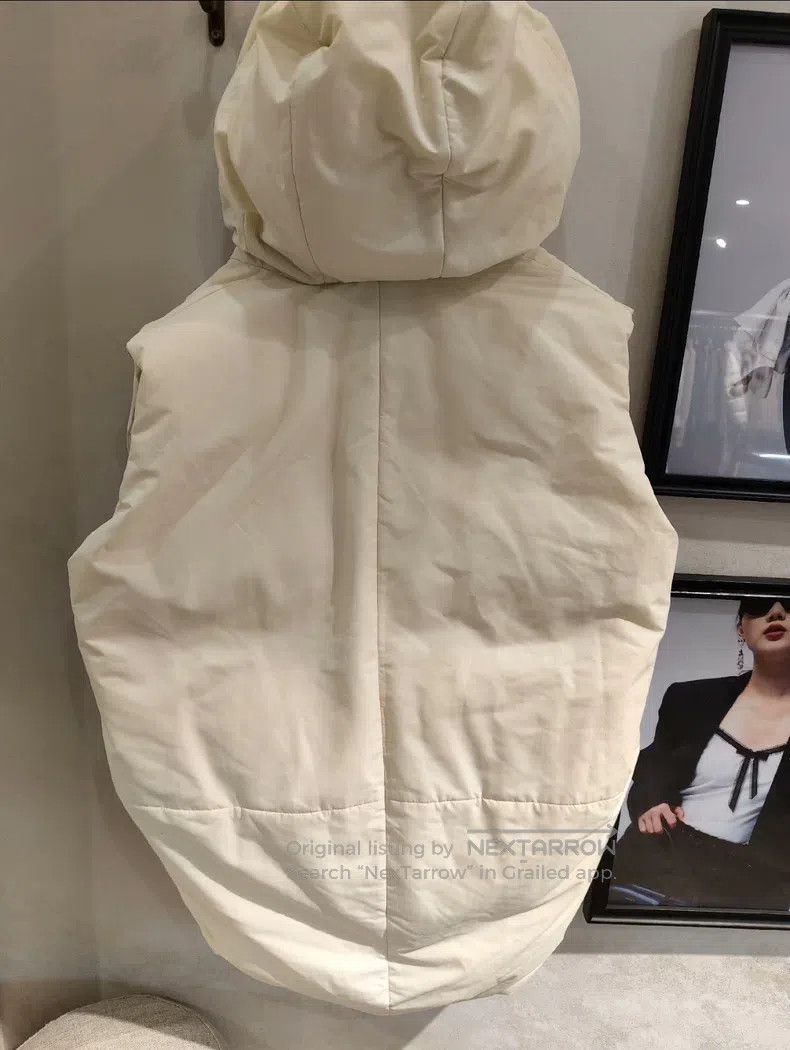 Jil Sander Jil Sander size 32 Ivory Hooded Down Vest Size XS / US 0-2 / IT 36-38 - 7 Thumbnail