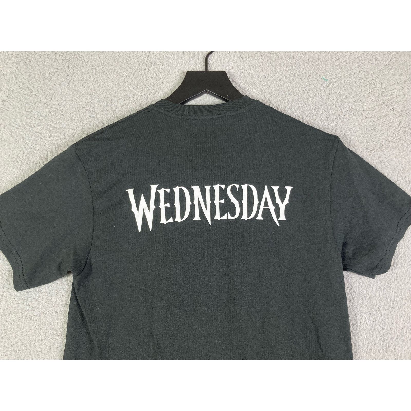 Other Wednesday Addams Netflix T-Shirt Adult Small Black TV Show Size S / US 4 / IT 40 - 10 Thumbnail