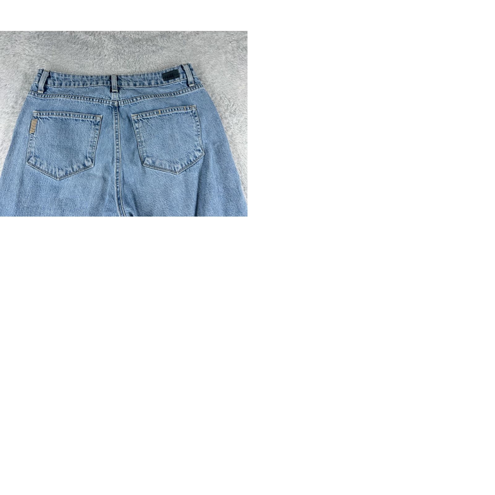 Paige Paige Jeans Womens 28 Blue Denim Callie Patches 28x22 Cotton Stretch 5-Pocket Design Paige Brand Regular Fit Size 28" / US 6 / IT 42 - 10 Thumbnail