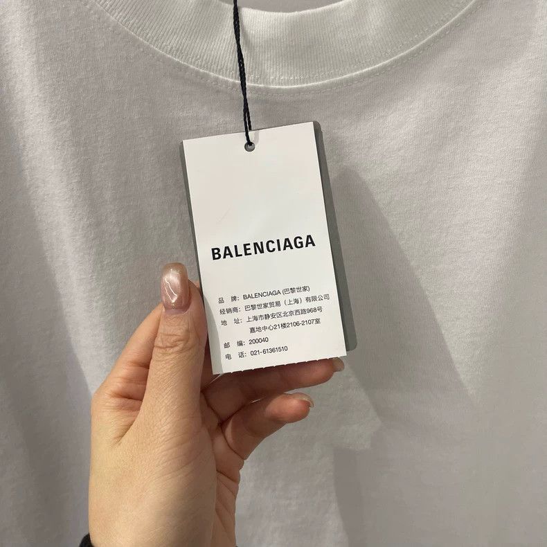 Balenciaga Balenciaga Back Logo Printed Short Sleeve, Size XS Size US XS / EU 42 / 0 - 5 Thumbnail
