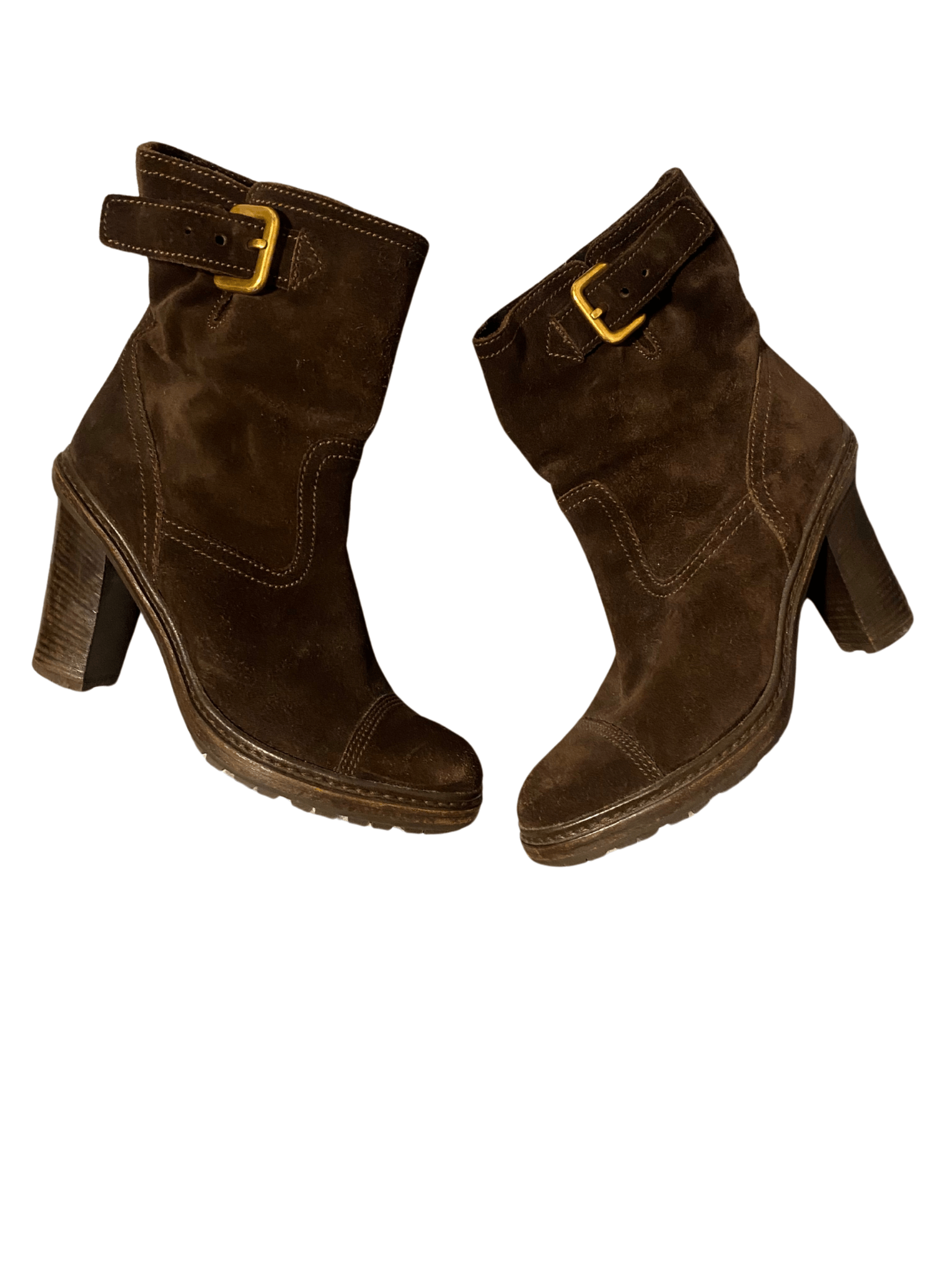 Prada Prada suede boots Size US 7 / IT 37 - 1 Thumbnail