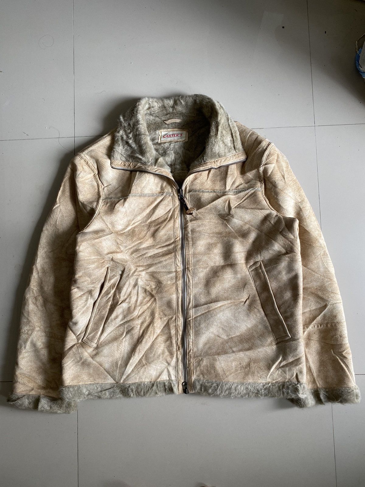 14th Addiction 2000s carter’s faux fur suede leathers 14thaddiction style Size US L / EU 52-54 / 3 - 1 Thumbnail