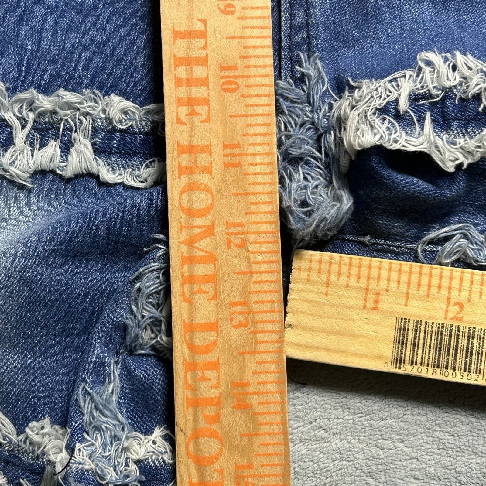 Rockstar Games Patchwork Beyond Baggy Stacked Jeans sz 15 32x33 Hamilton Size 32" / US 10 / IT 46 - 12 Thumbnail