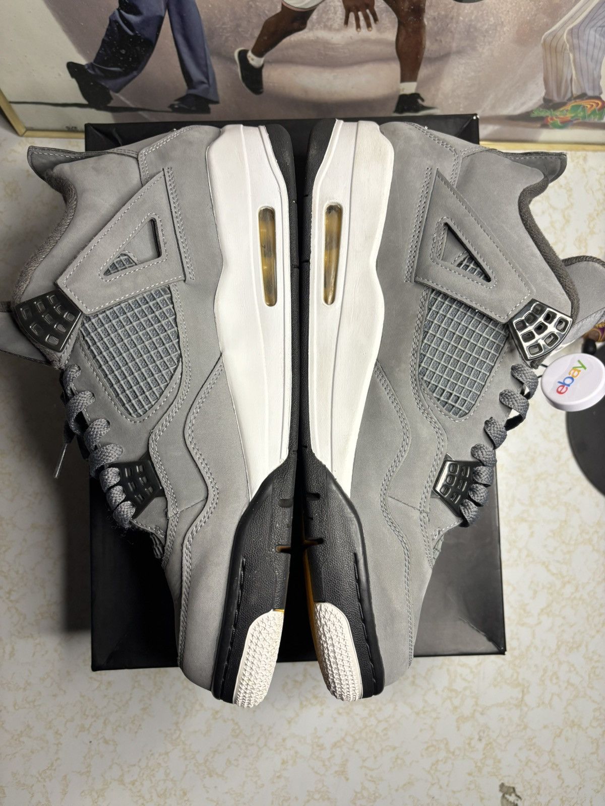 Jordan Brand Jordan Retro 4 ‘cool grey’ Size US 12 / EU 45 - 3 Thumbnail