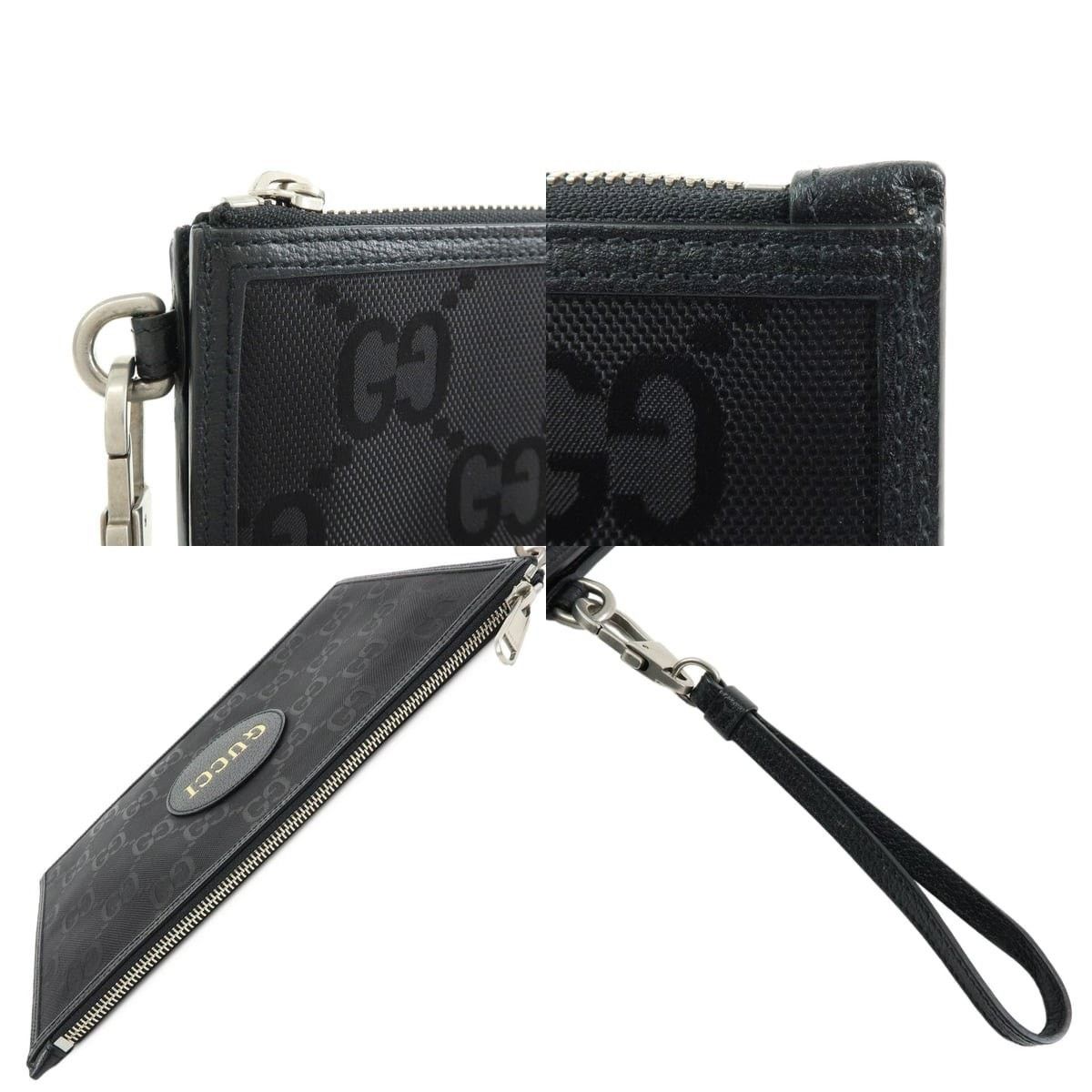Gucci Gucci Off The Grid GG Nylon Leather Clutch Black Size ONE SIZE - 4 Thumbnail