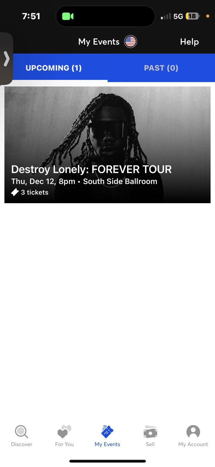 Destroy Lonely × Ken Carson × Playboi Carti 3 Destroy Lonely GA Dallas tickets Size US XL / EU 56 / 4 - 1 Preview