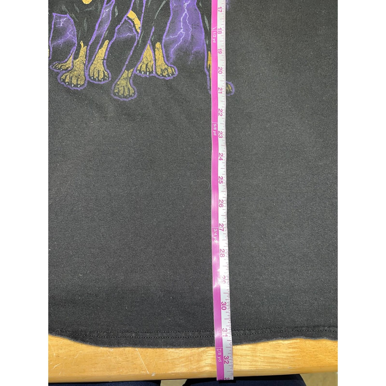 Vintage Copied - Dom Back Off Shirt Black Graphic Dog Lightning 3XL Size US XXL / EU 58 / 5 - 8 Thumbnail