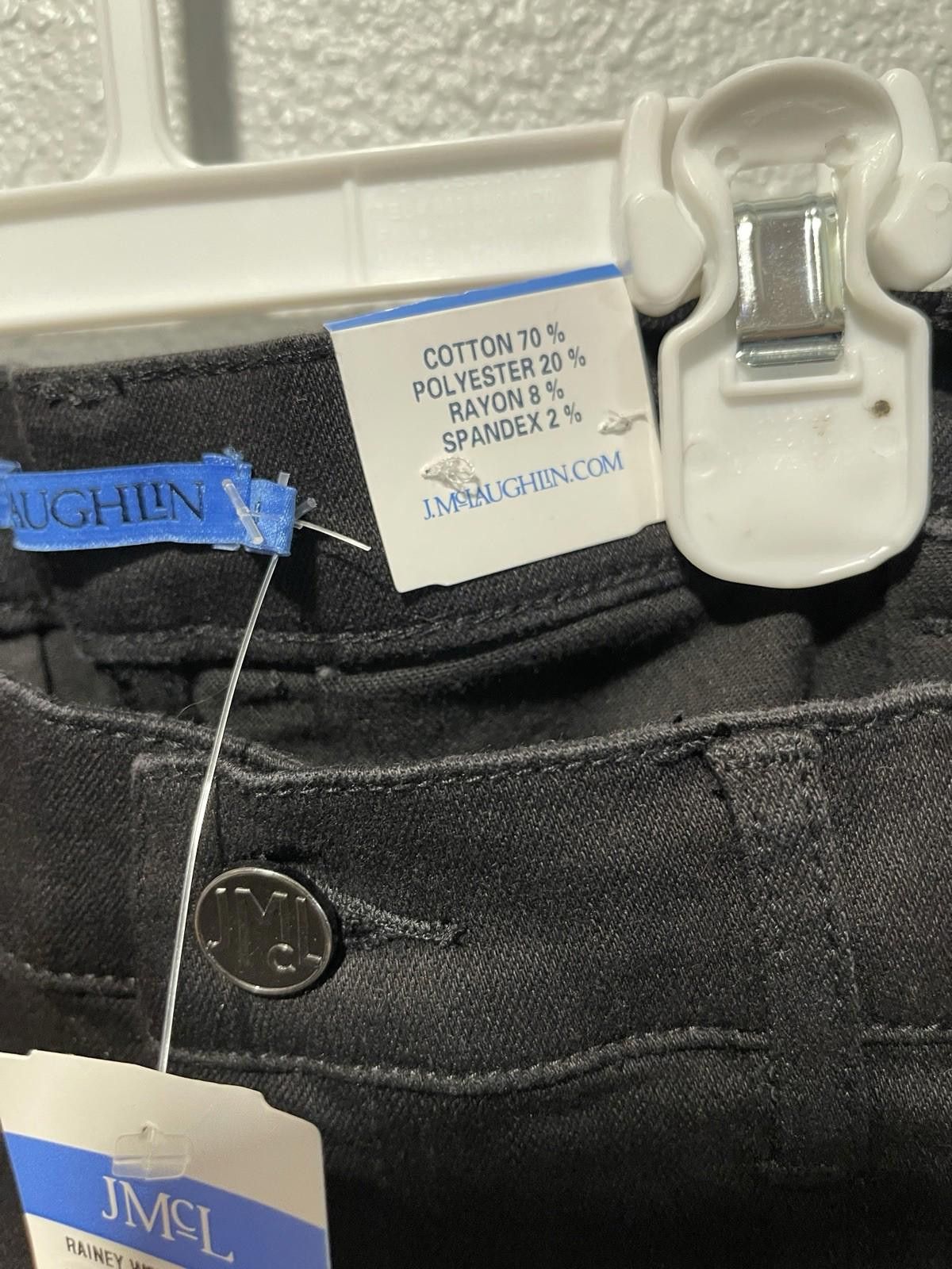J.McLaughlin Jim Laughlin Women’s Black Pants Rainey Long Bottom Size 10 Size 32" / US 10 / IT 46 - 4 Thumbnail