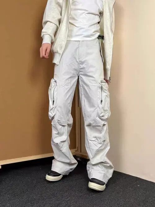 VIBE Vintage street zipper large pockets loose casual work pants Size US 28 / EU 44 - 3 Thumbnail