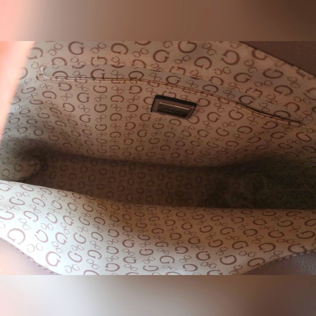 Guess Guess Light Pink Monogram Tote with Pouch Size ONE SIZE - 10 Thumbnail
