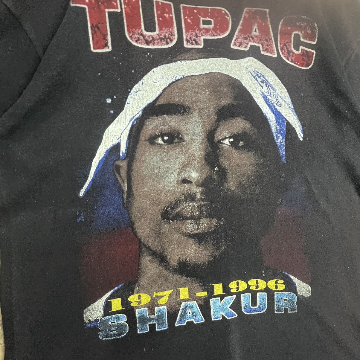 Band Tees Tupac Size US XXL / EU 58 / 5 - 3 Thumbnail
