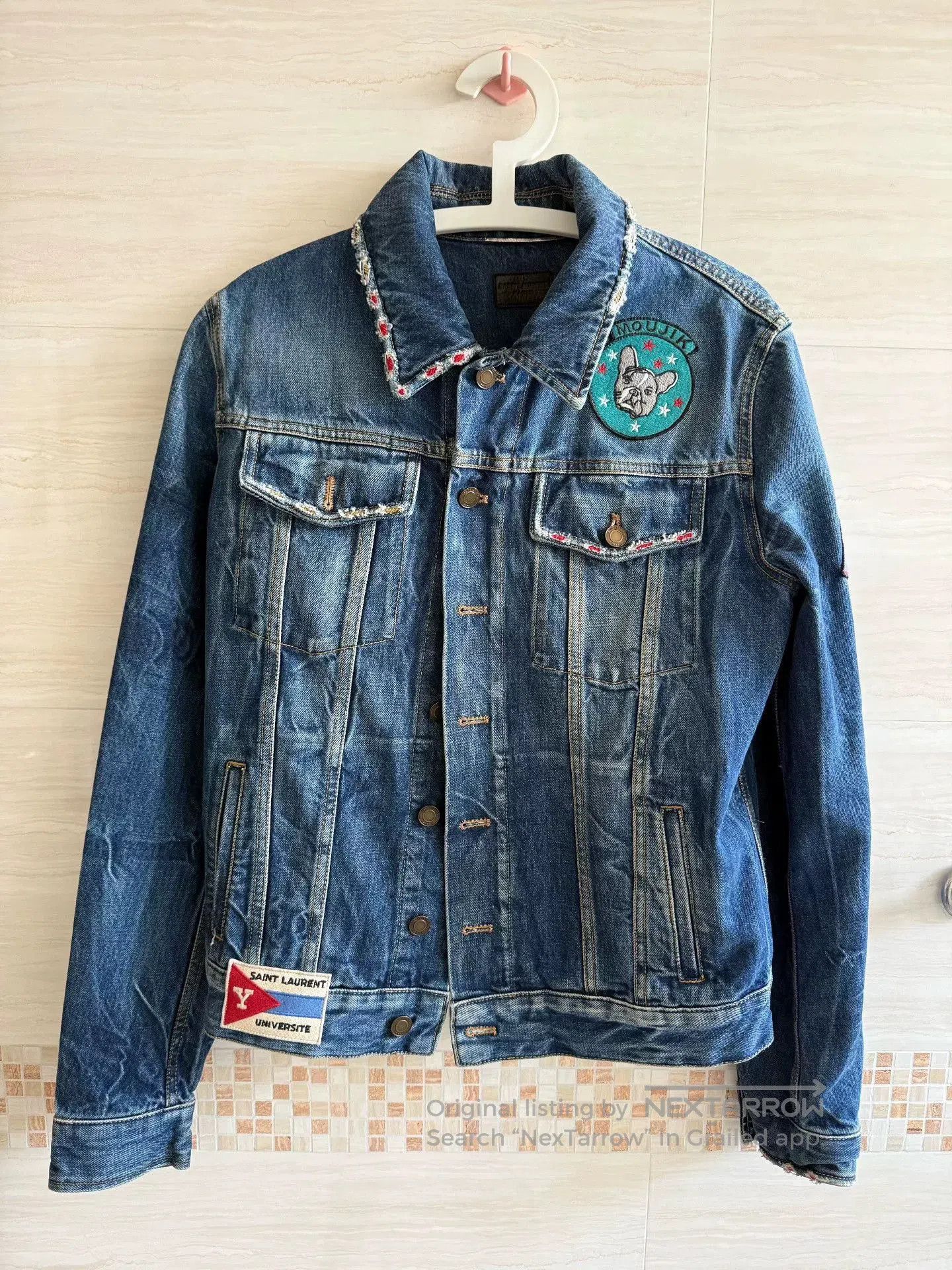 Saint Laurent Paris Saint Laurent Blue Denim Jacket. Size US M / EU 48-50 / 2 - 1 Thumbnail