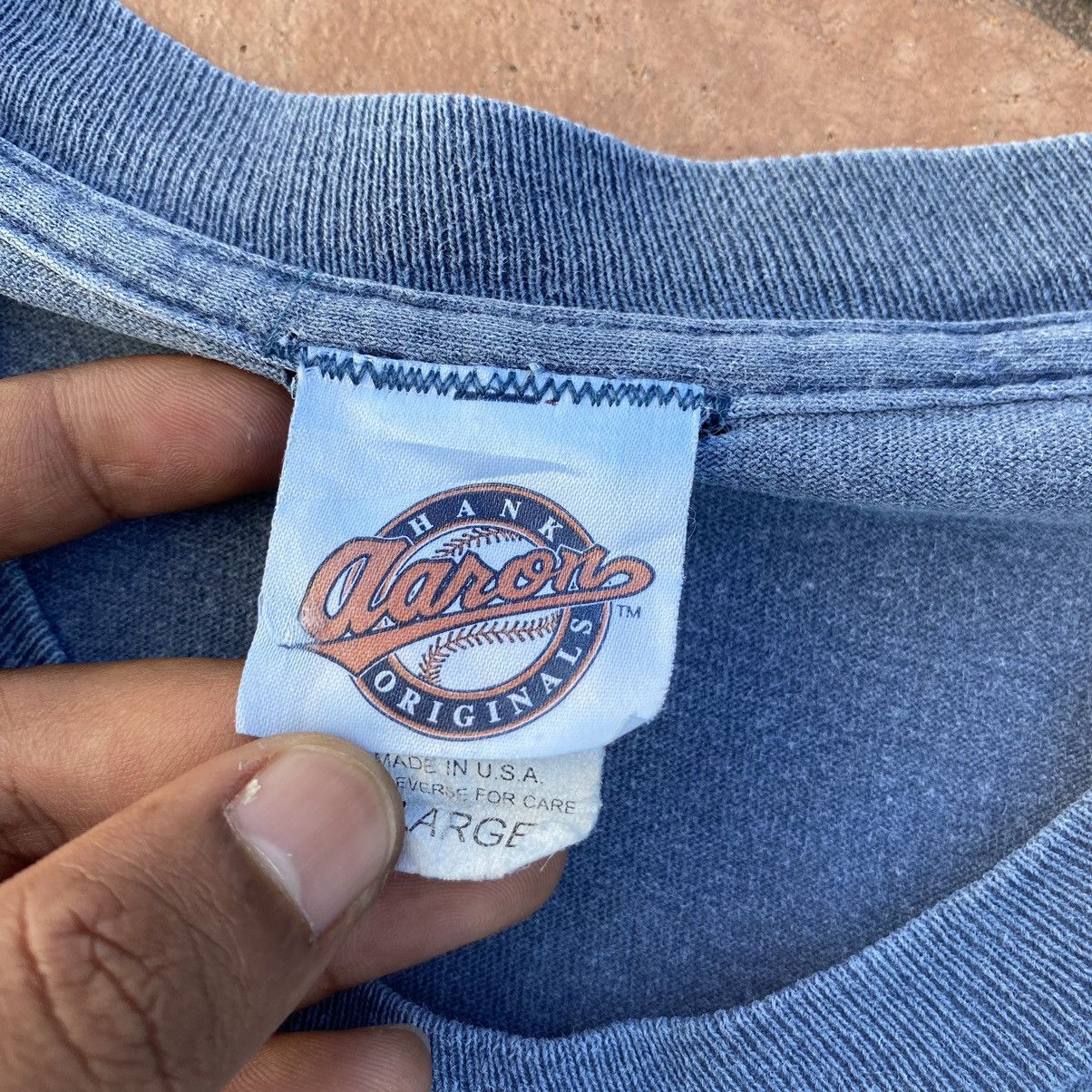 MLB Thrashed Faded Vintage 90s Cleveland Indians MLB ERD GRUNGE Size US XL / EU 56 / 4 - 4 Thumbnail