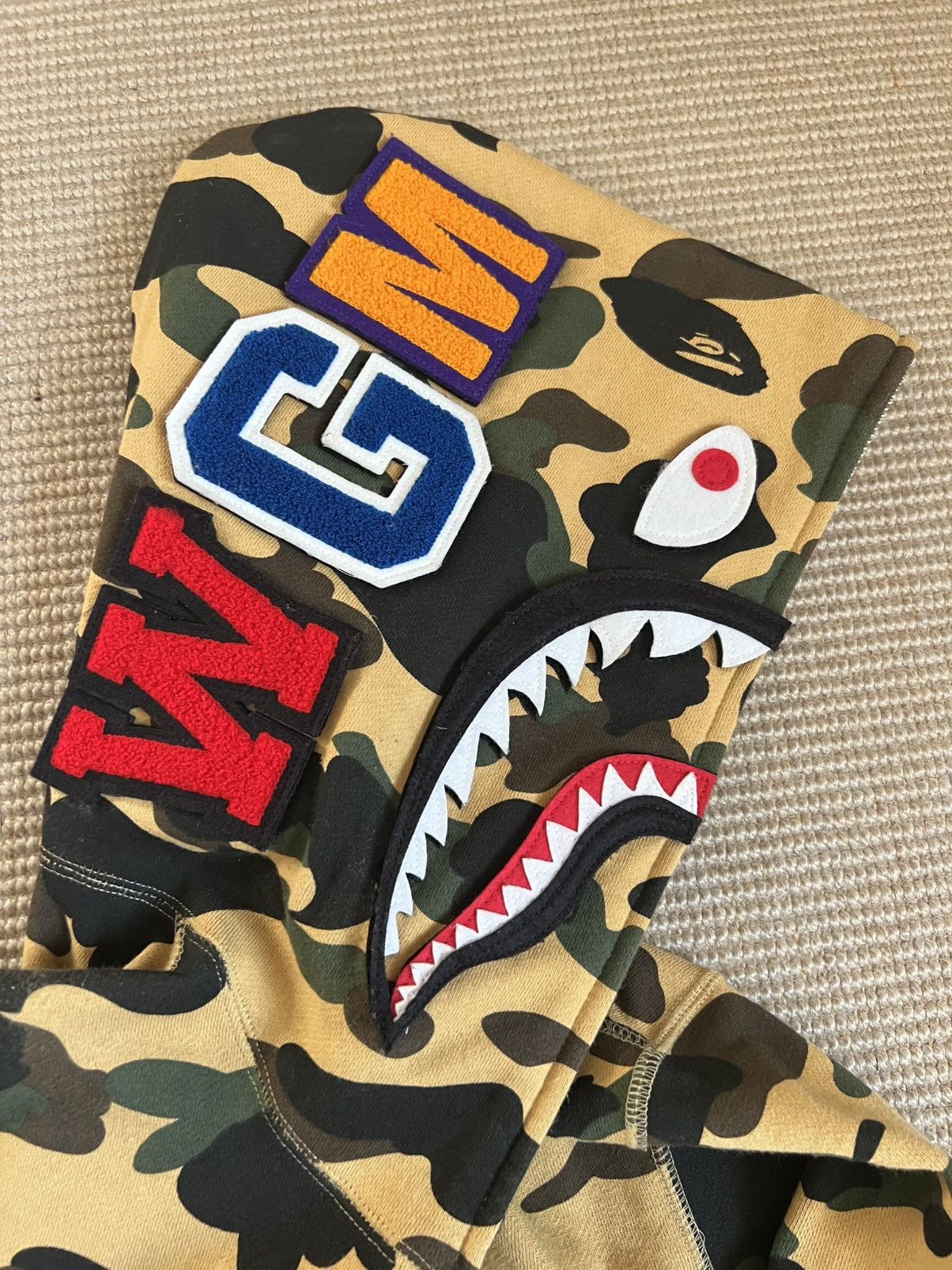 Bape Bape Shark hoodie with removable patches Size US M / EU 48-50 / 2 - 3 Thumbnail
