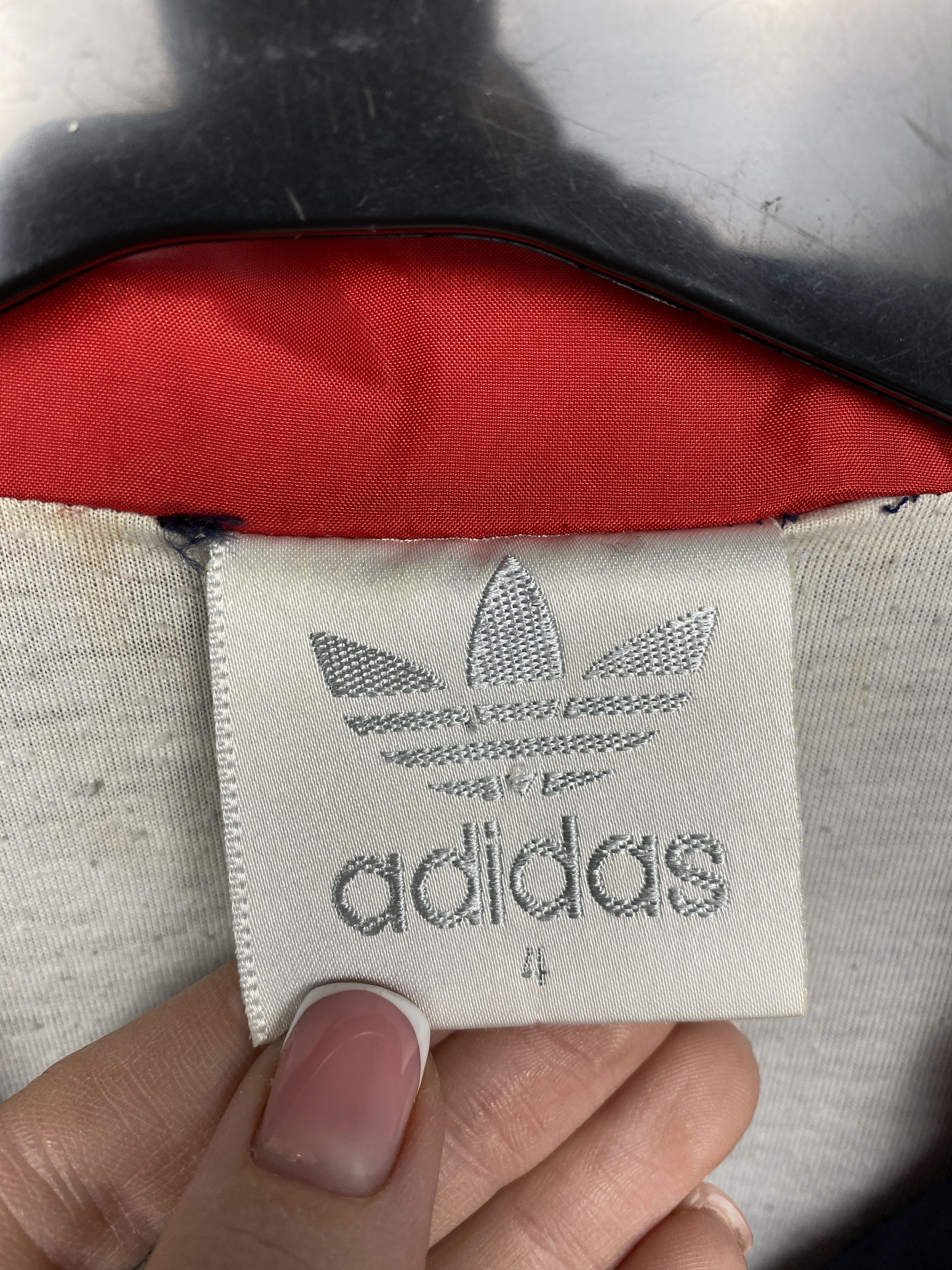 Adidas × Vintage Adidas 90s Vintage Mens Track Top Nylon Jacket Size US XL / EU 56 / 4 - 4 Thumbnail