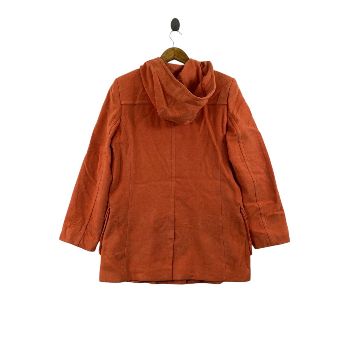 Other PRISMALEI Italian Brand Orange Wool Grey Hooded Jacket Size US M / EU 48-50 / 2 - 3 Thumbnail