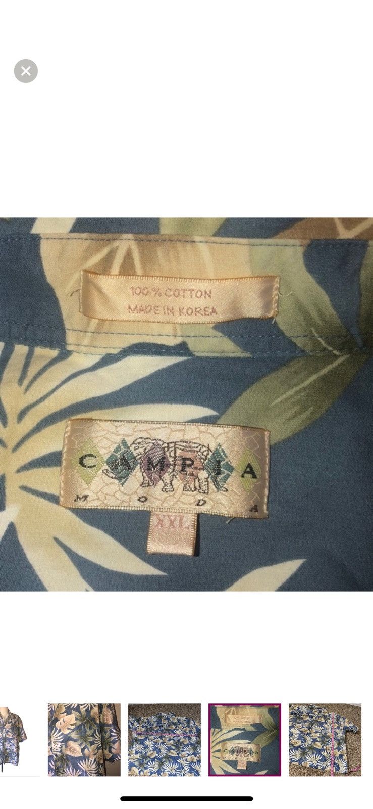 Campia Moda Campia moda XXL vintage Hawaiian button up shirt Size US XXL / EU 58 / 5 - 4 Thumbnail
