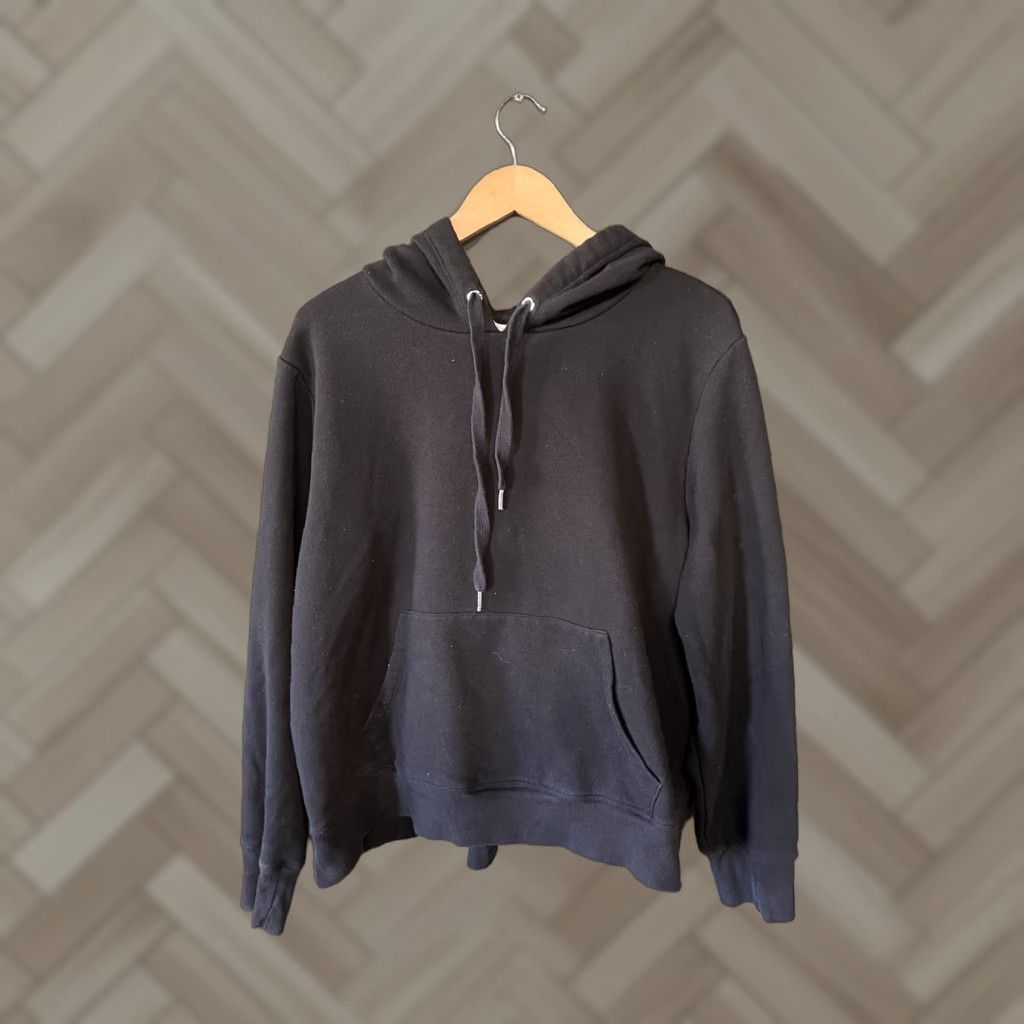 Good American Good American Womens Hooded Pullover Sweatshirt Black Size 6 Sweatshirt Pullover Hooded Womens Activewear 90s Size M / US 6-8 / IT 42-44 - 1 Thumbnail