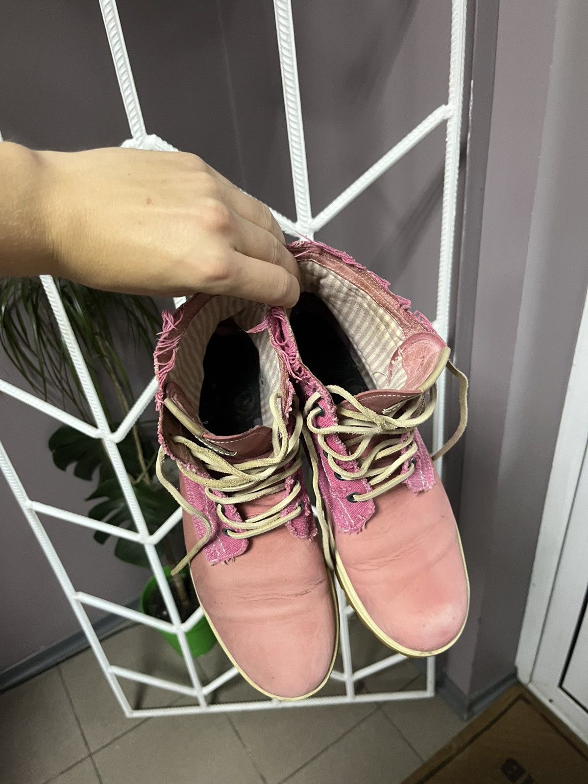 Hysteric Glamour Vintage Leather Pink Hysteric Glamour Style Boots Size US 8.5 / EU 41-42 - 6 Thumbnail