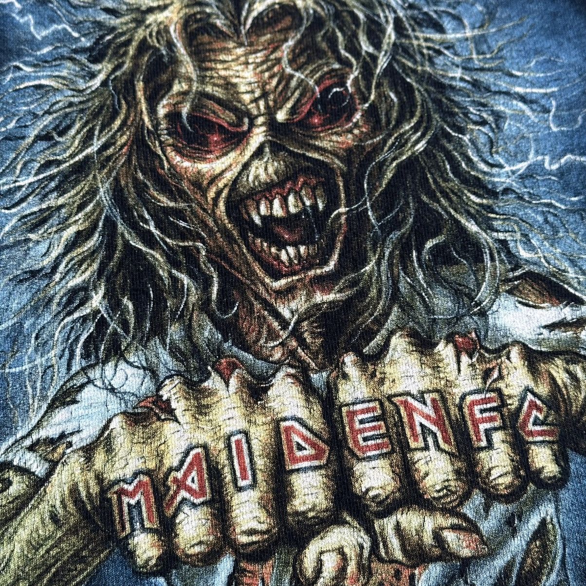 Iron Maiden Vintage 2008 Iron Maiden Heavy Metal Promo Band Tee Size US L / EU 52-54 / 3 - 3 Thumbnail