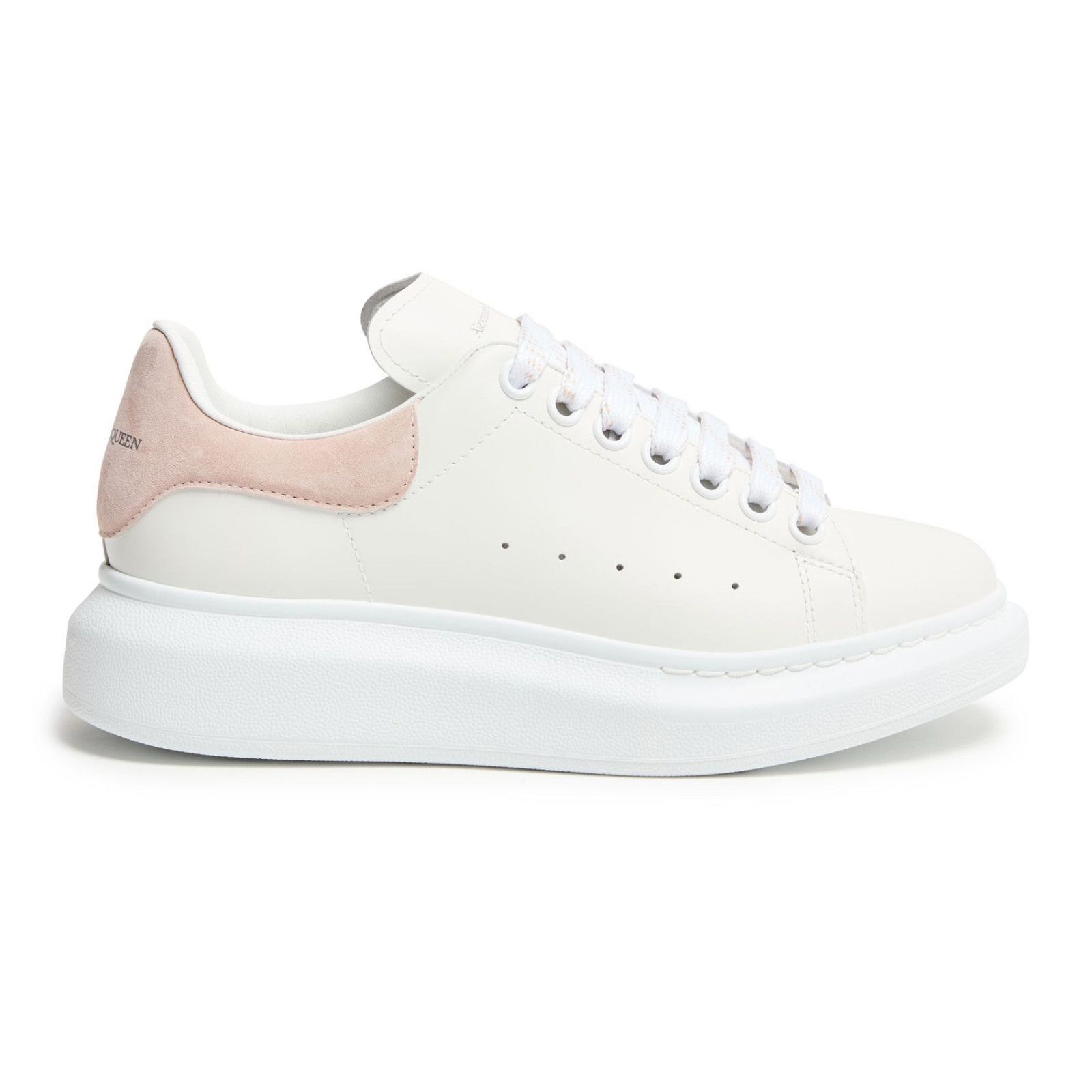 ALEXANDER MCQUEEN Oversized Women's White/Pink Sneakers New