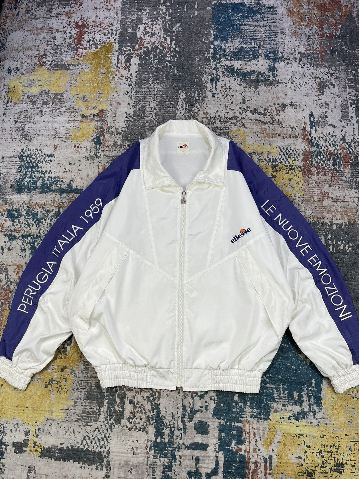 Ellesse Vintage Sportswear Ellesse Perugia 1959 Nylon Windbreaker Size US L / EU 52-54 / 3 - 2 Thumbnail