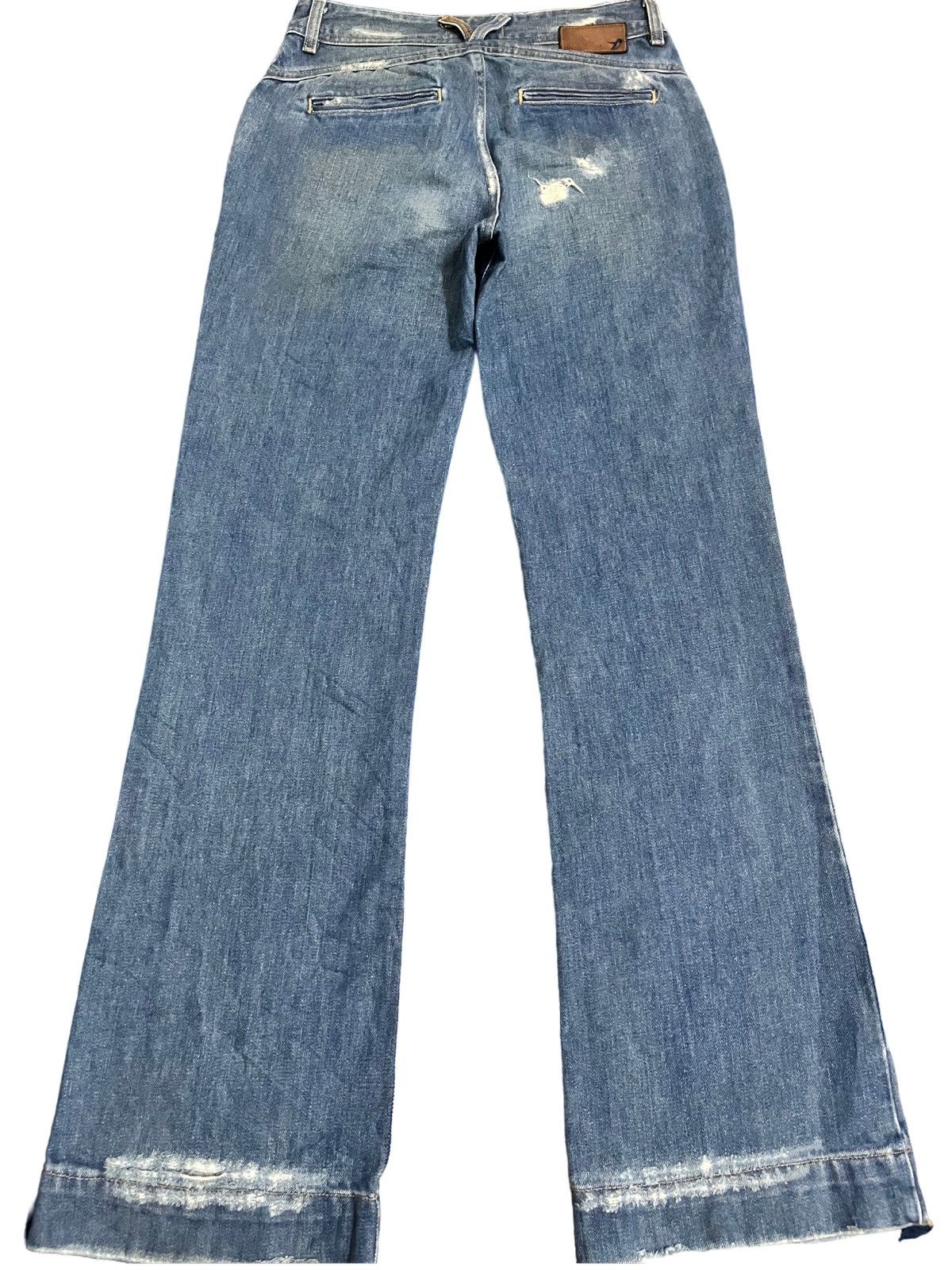 55DSL × Vintage Vintage 55dsl Flare Distressed Denim Size US 29 - 5 Thumbnail