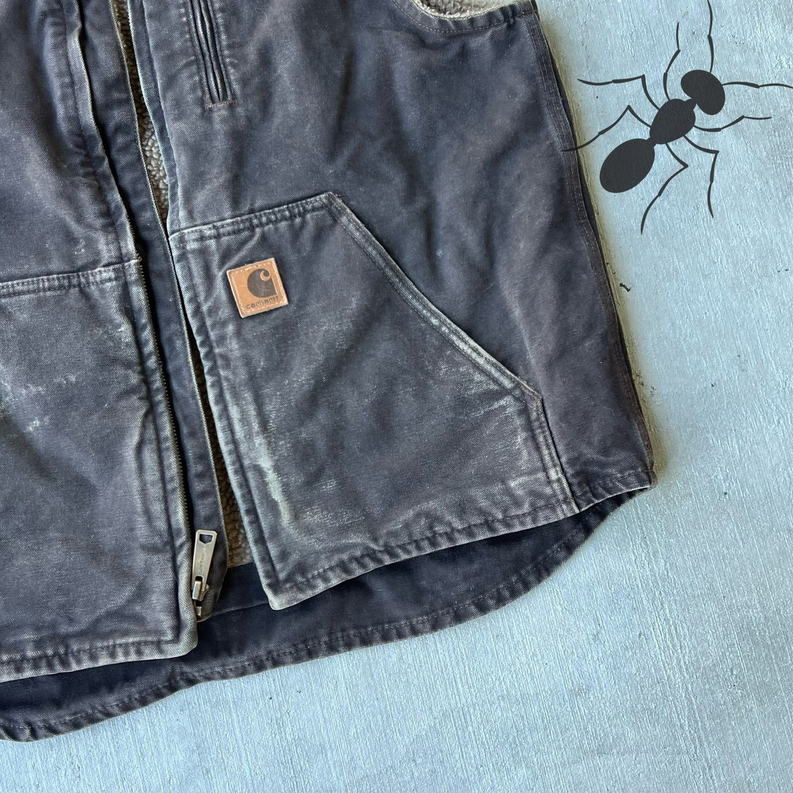 Carhartt × Vintage Carhartt V33 DKB faded brown work wear vest Size US M / EU 48-50 / 2 - 2 Thumbnail