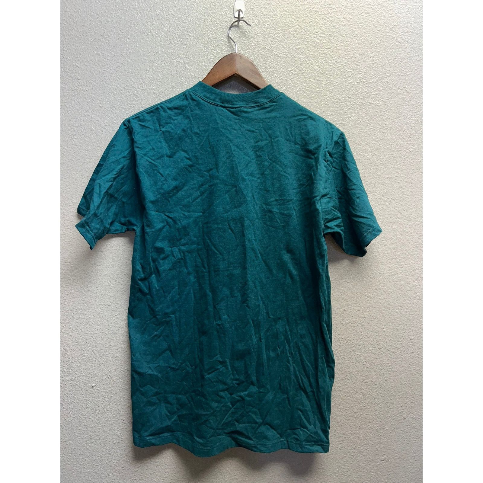 Jerzees Vintage Jerzees Green Blank Shirt USA Made 90s 1990s Medium Size US M / EU 48-50 / 2 - 6 Thumbnail