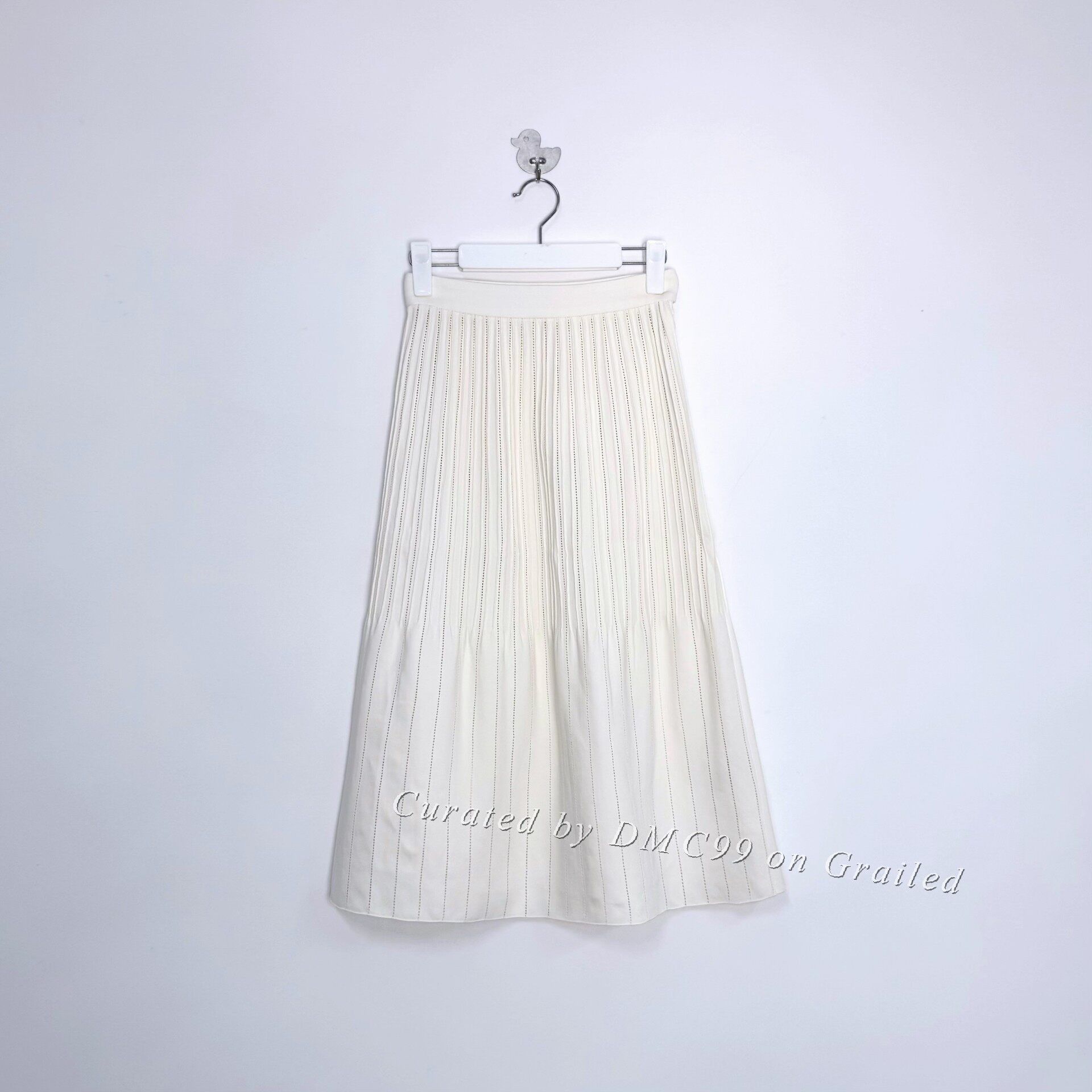 Hermes Hermes High-Waist Pleated Midi Skirt Size 34" / US 12 / IT 48 - 1 Thumbnail