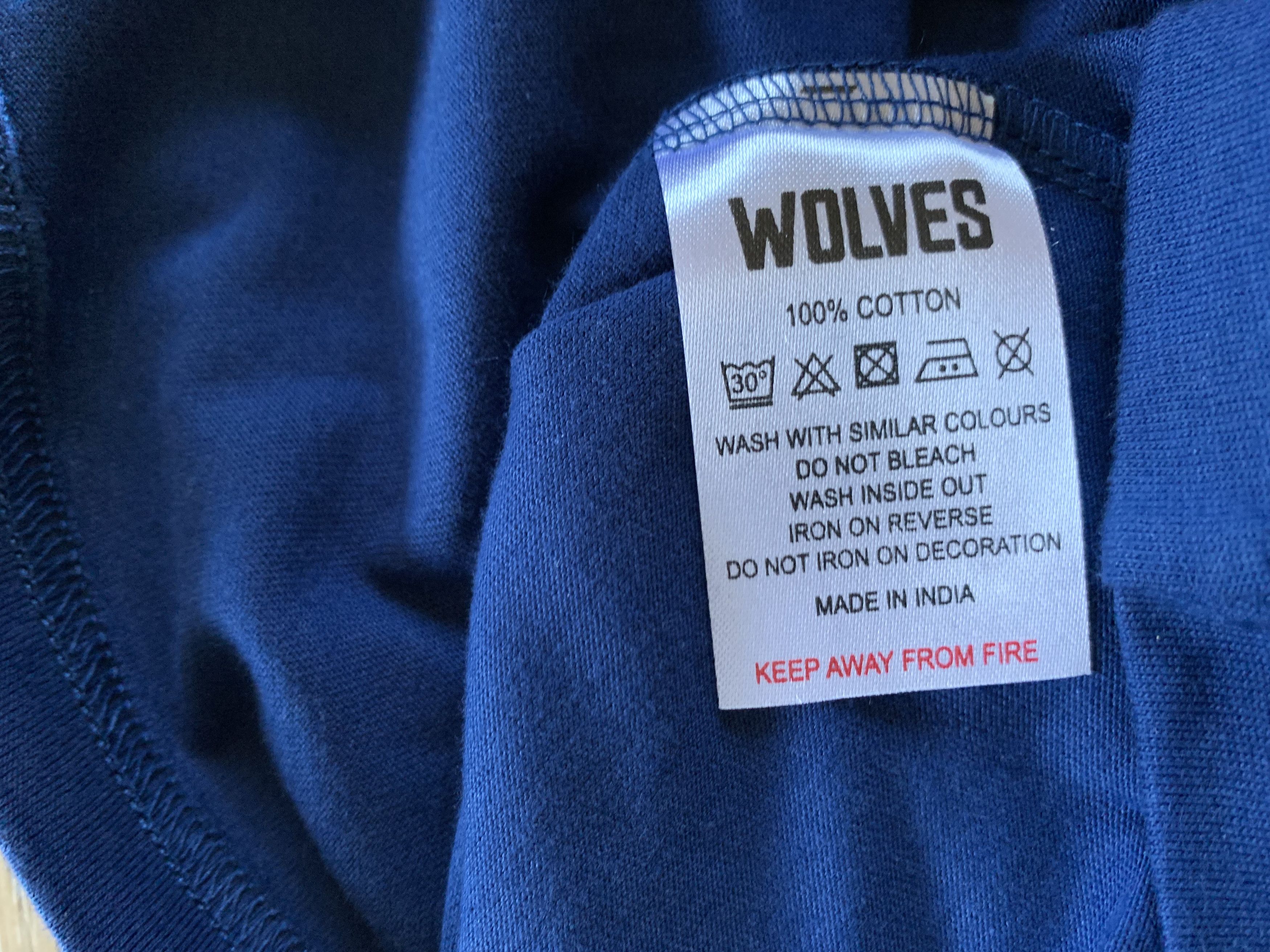 Other Wolverhampton Wanderers FC Cotton Soccer T Shirt Size US M / EU 48-50 / 2 - 8 Thumbnail