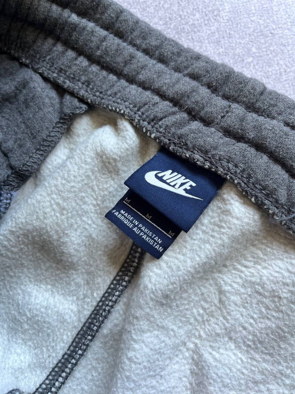 Nike × Vintage Vintage Nike Swoosh Baggy Cotton Track Pants Y2K M Size US 32 / EU 48 - 5 Thumbnail