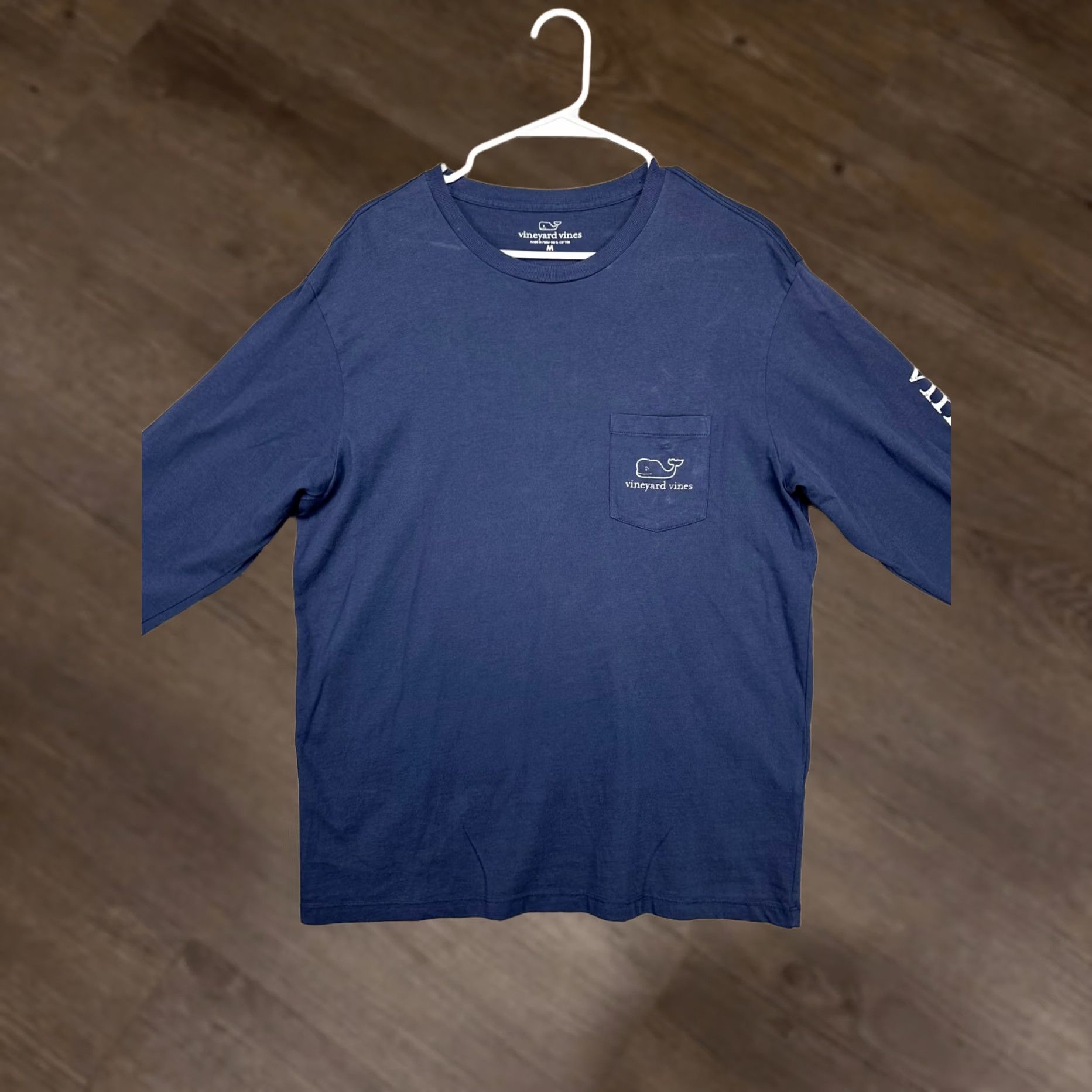 Vineyard Vines Vineyard Vines Sweater Mens Medium Blue Graphic Whale Pullover Sweatshirt Pocket Size US M / EU 48-50 / 2 - 1 Thumbnail