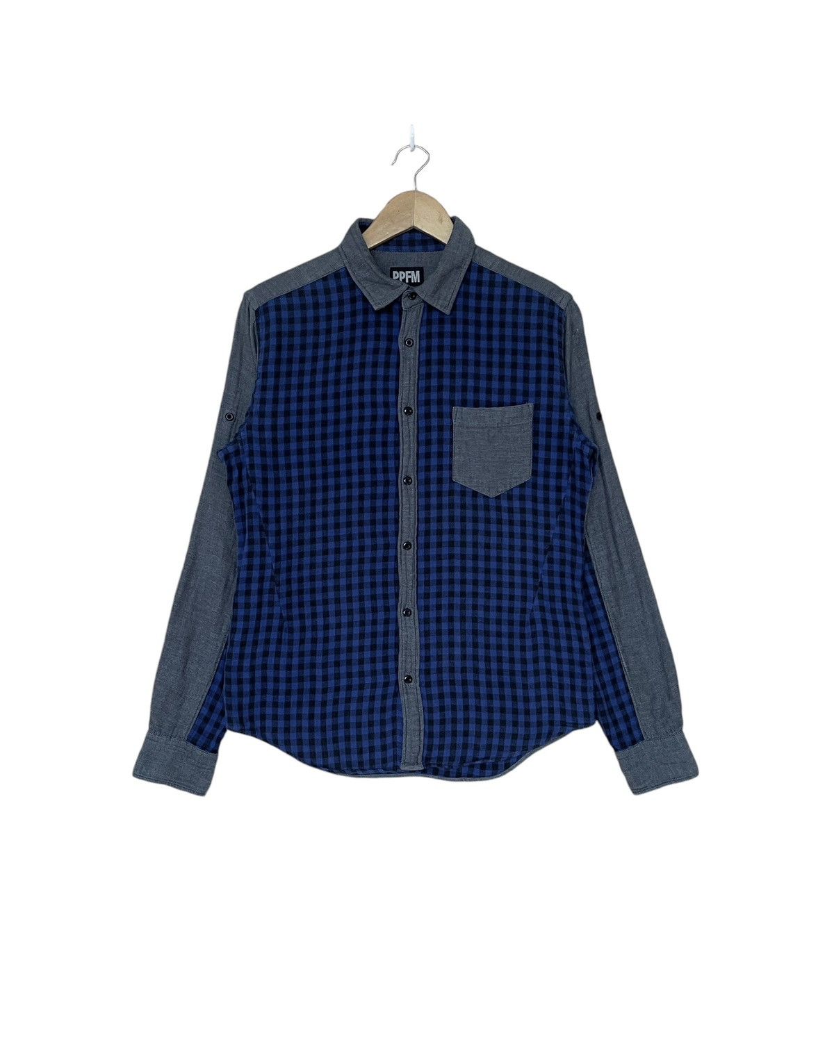 Japanese Brand × PPFM × Vintage Vintage Japanese Brand PPFM Shirt 1990s Size US L / EU 52-54 / 3 - 1 Thumbnail