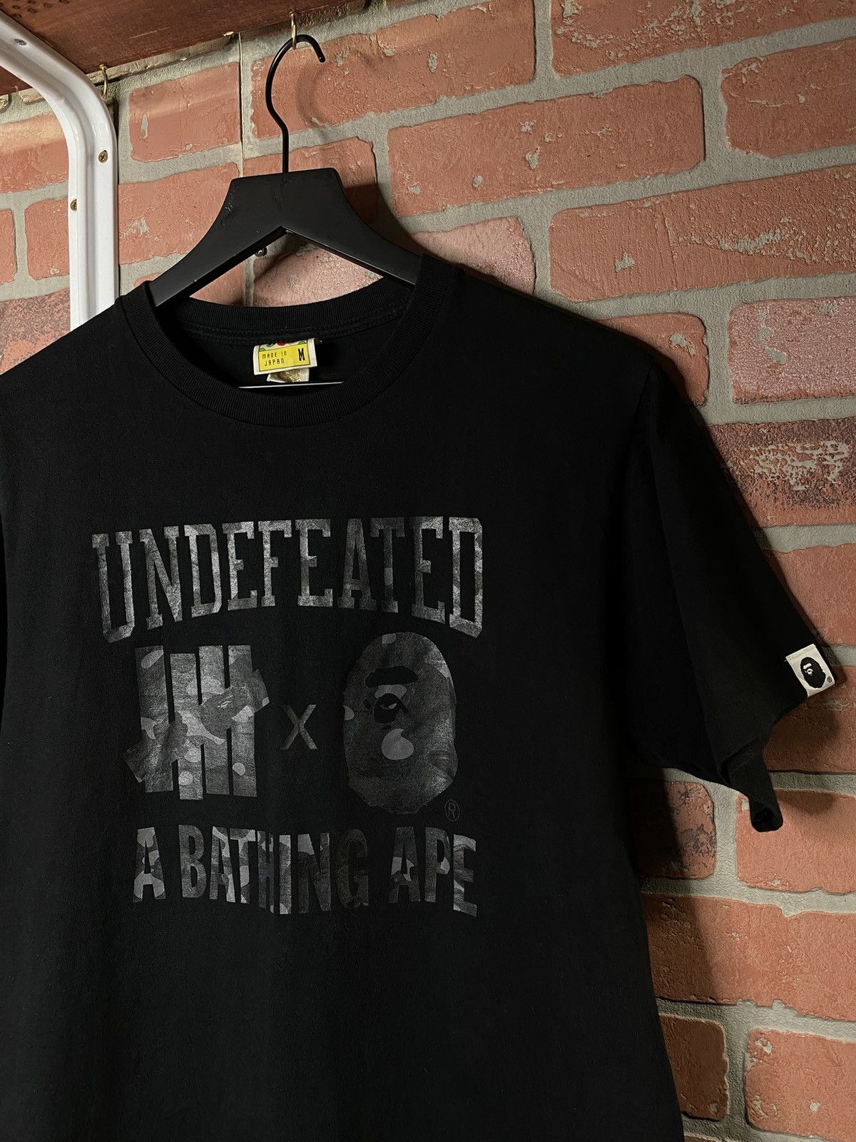 A Bathing Ape Undefeated Bape Head T-Shirt Medium