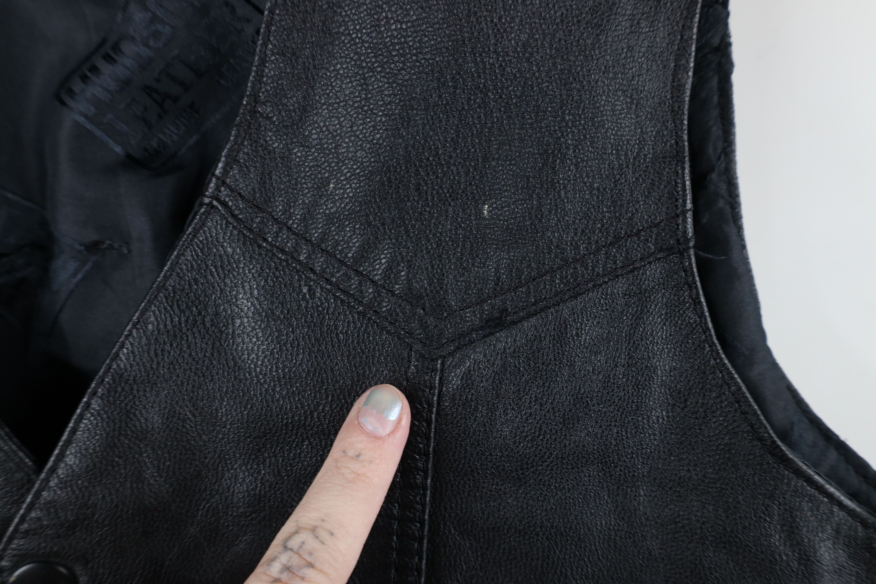 Vintage Vintage 90s Streetwear Leather Motorcycle Vest Jacket Size US M / EU 48-50 / 2 - 4 Thumbnail
