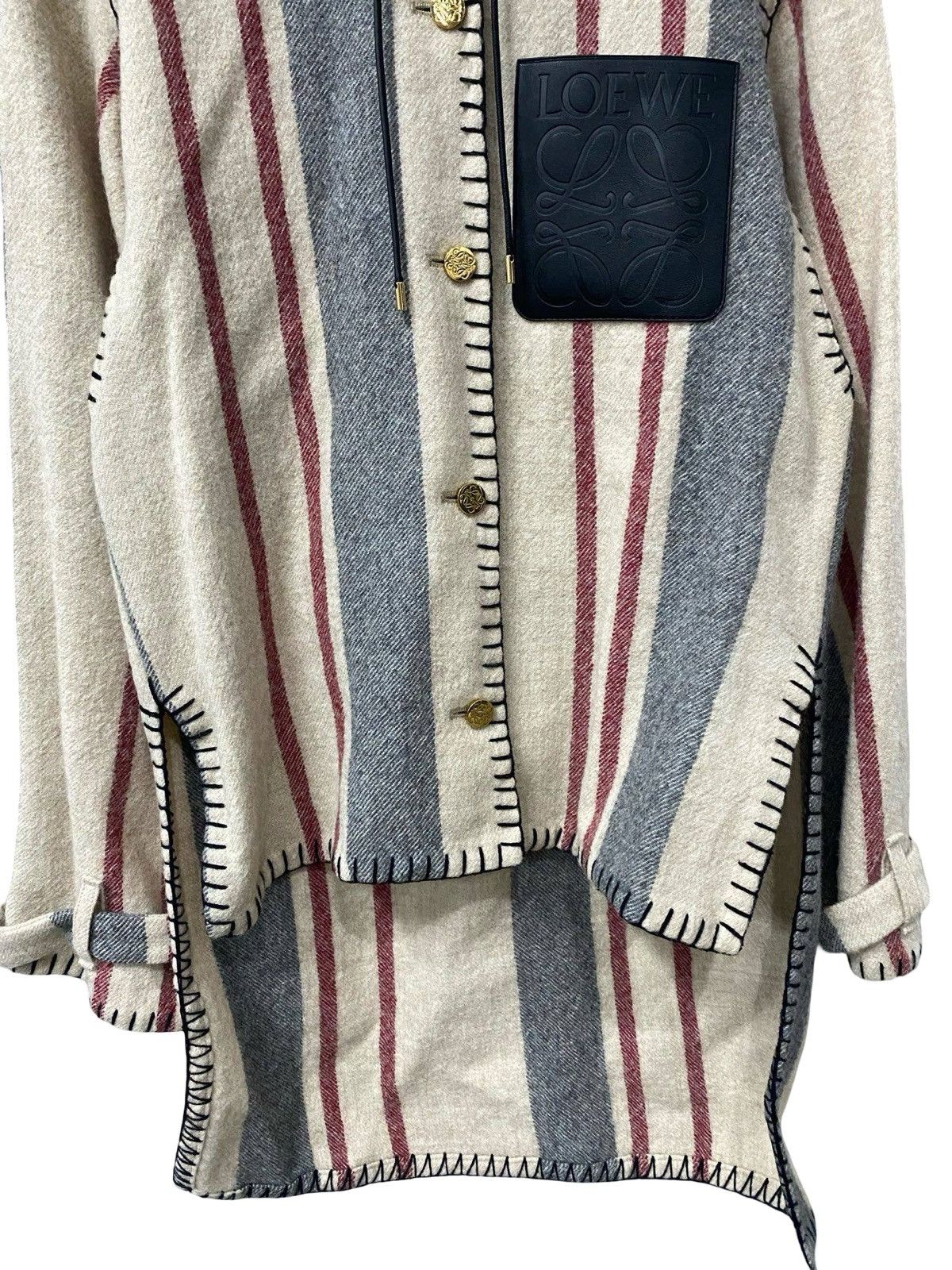 Loewe Loewe striped wool-blend jacket Size XS / US 0-2 / IT 36-38 - 5 Thumbnail