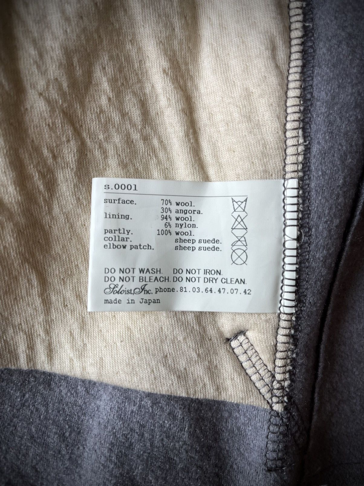 Takahiromiyashita The Soloist. Takahiromiyashita TheSoloist Early Reconstructed Jacket Size US S / EU 44-46 / 1 - 10 Thumbnail