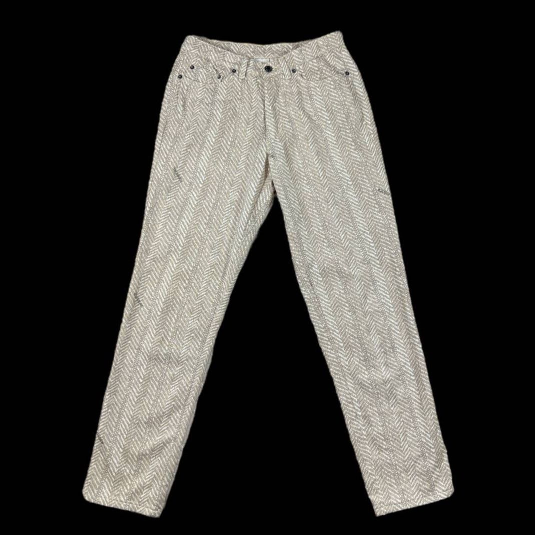Iceberg Iceberg Khaki/Cream Pants | Size 30 Size US 30 / EU 46 - 1 Thumbnail