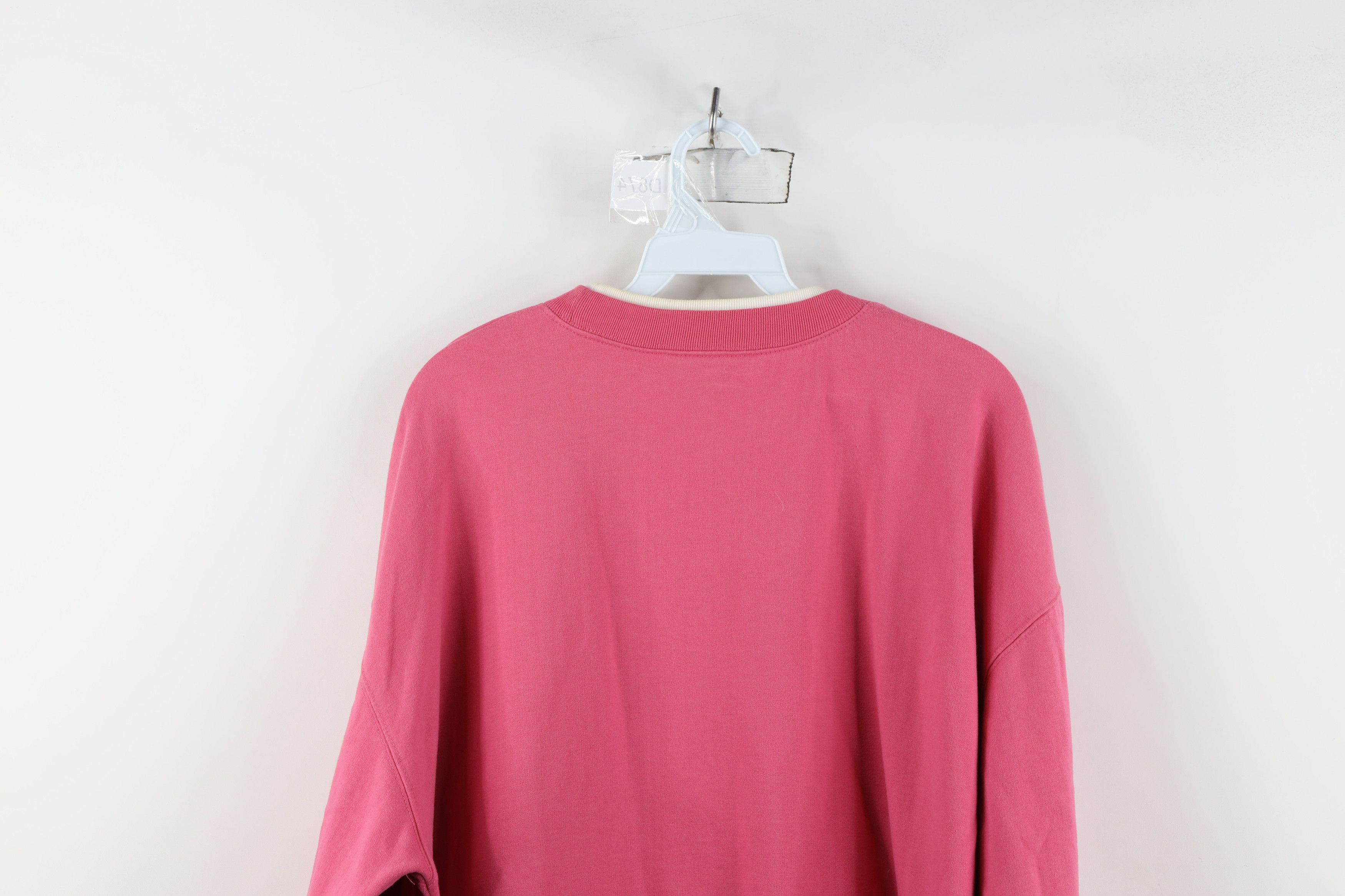 Vintage Vintage 90s Streetwear Snowflake Christmas Sweatshirt Pink Size M / US 6-8 / IT 42-44 - 14 Thumbnail