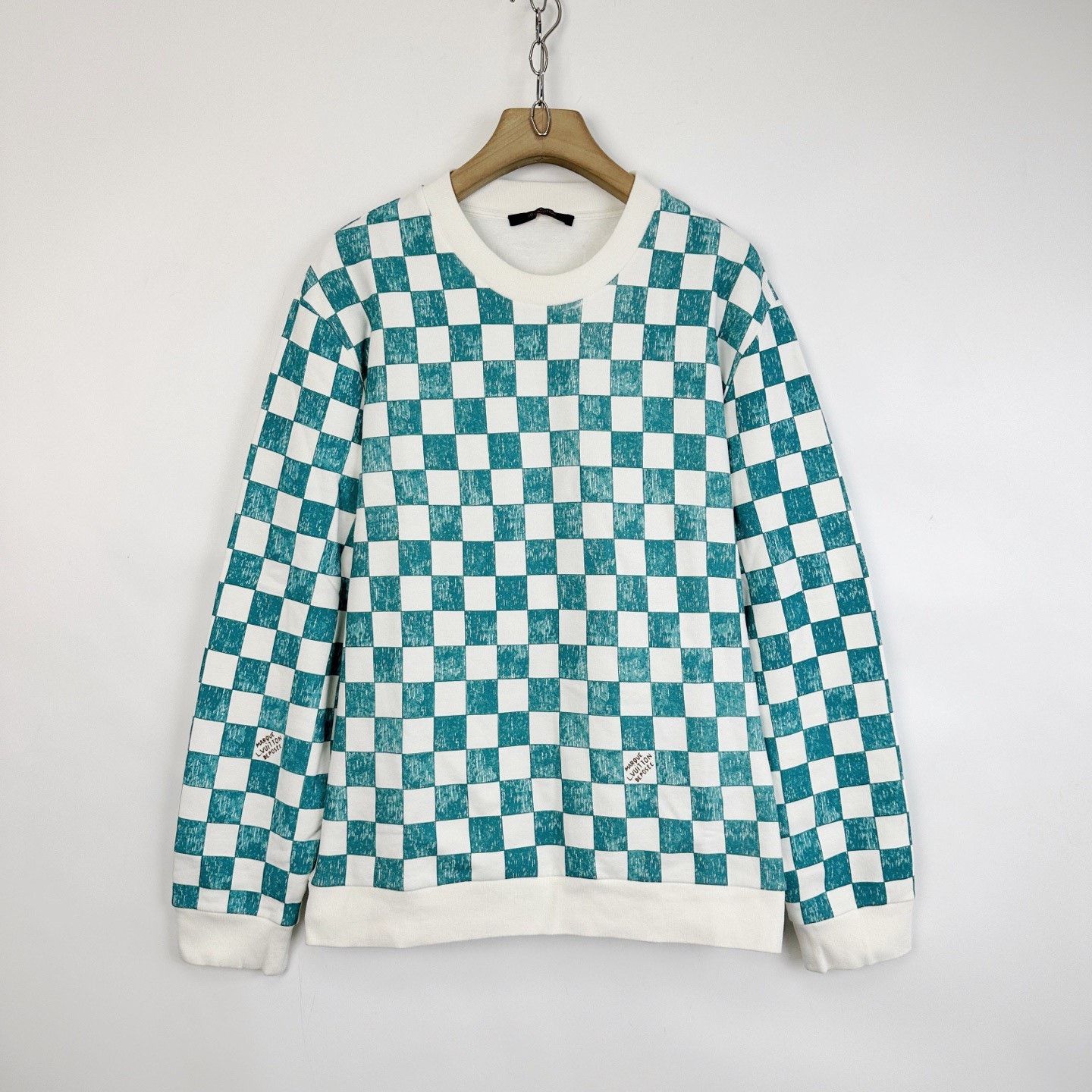 Louis Vuitton Louis Vuitton x Nigo Checkered Crewneck Sweatshirt Size US XL / EU 56 / 4 - 1 Thumbnail