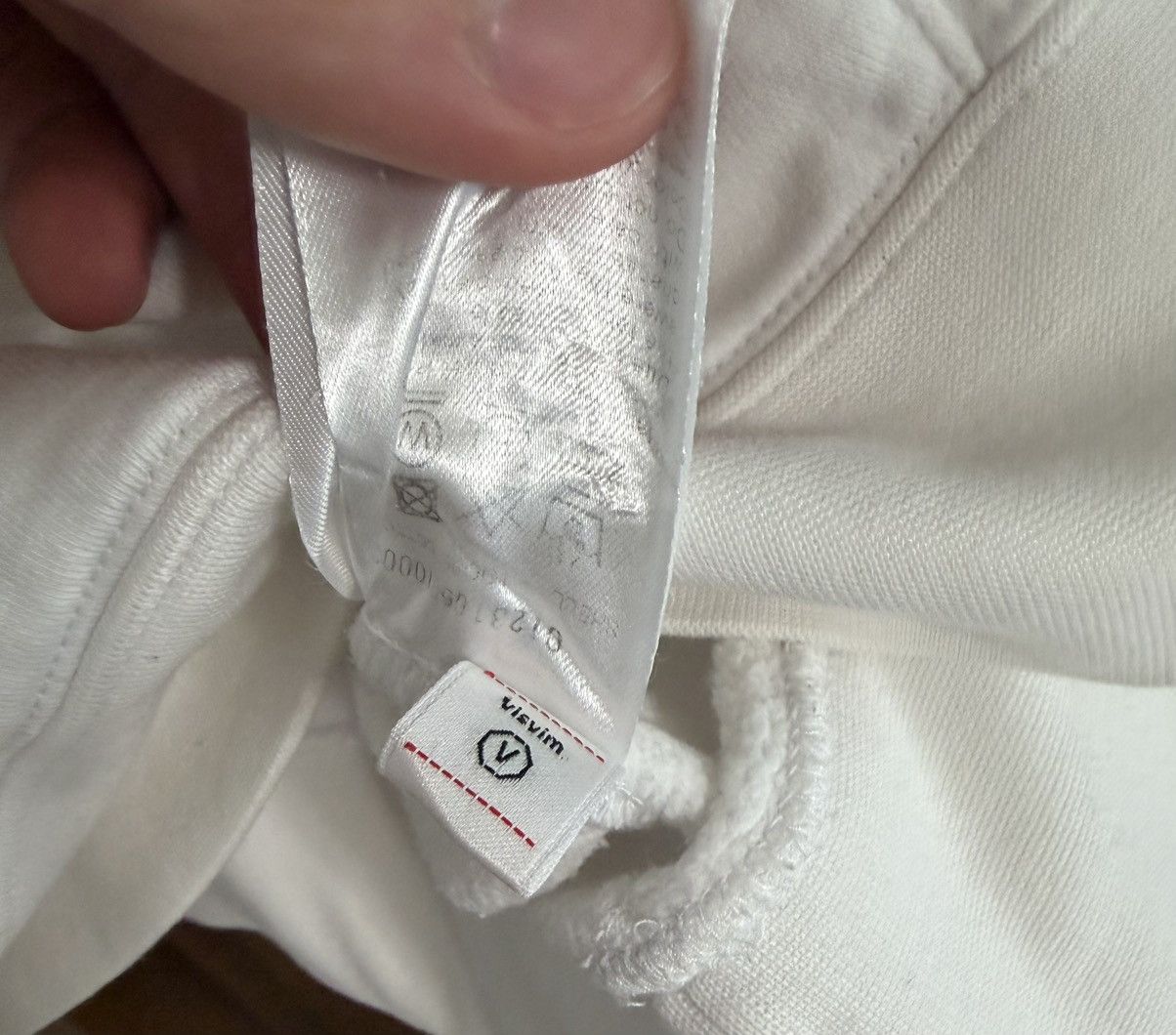 Visvim Visvim Ultimate Jumbo White Hoodie Size 4 Size US L / EU 52-54 / 3 - 5 Thumbnail