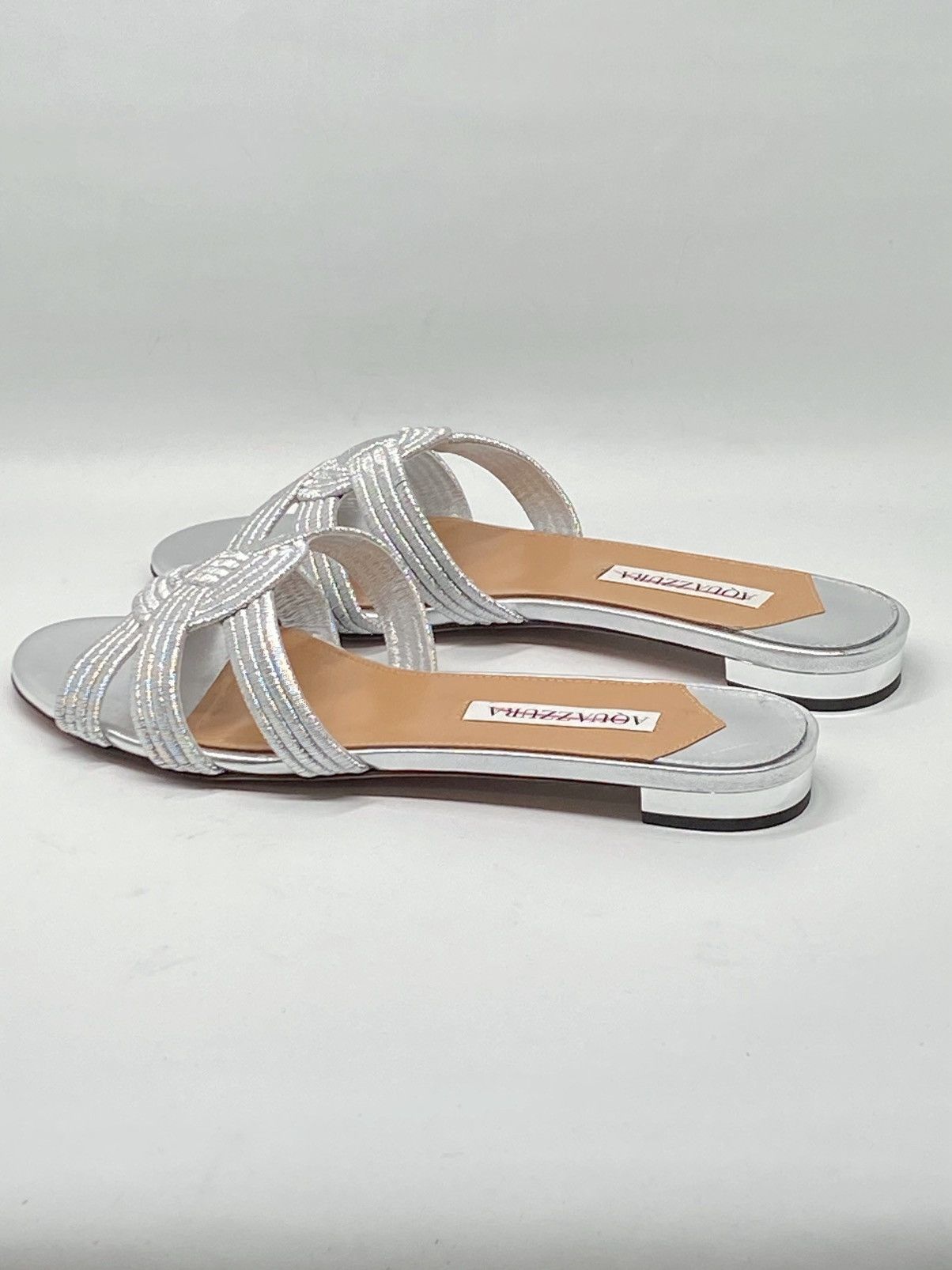 Aquazzura Aquazzura Felix Leather Sandals size 37.5 Size US 7.5 / IT 37.5 - 8 Thumbnail