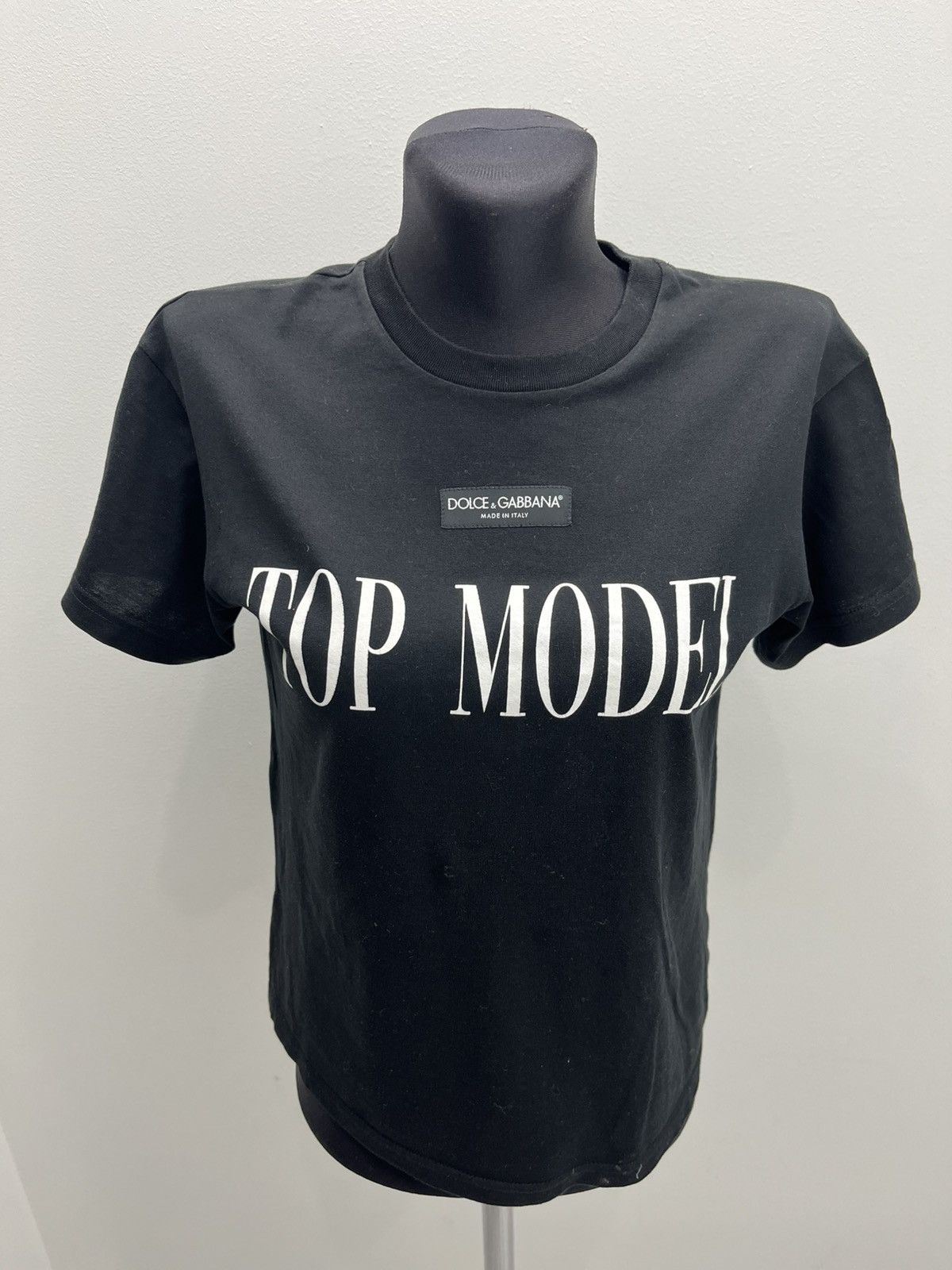 Dolce & Gabbana Dolce & Gabbana Top Model Printed T-shirt Tee Size S / US 4 / IT 40 - 1 Thumbnail