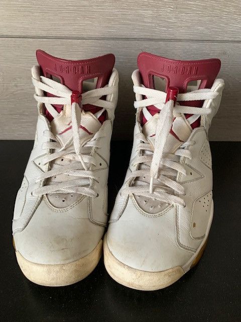 Jordan Brand Retro Jordan 6 Maroon and White Size US 10 / EU 43 - 5 Thumbnail