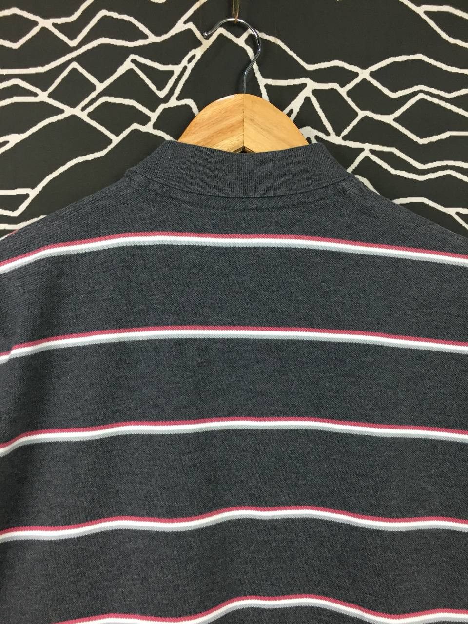 Japanese Brand × Uniqlo Uniqlo Casual Essential Striped Polo Tee Size US M / EU 48-50 / 2 - 5 Thumbnail