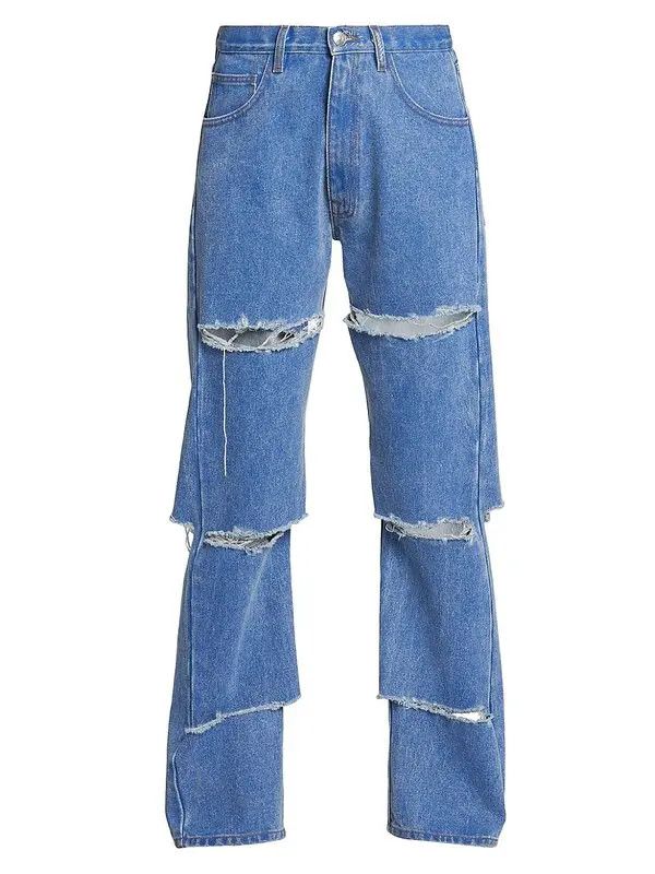 Marni o1y1125 Denim Pant in Blue Size 28" / US 6 / IT 42 - 1 Thumbnail