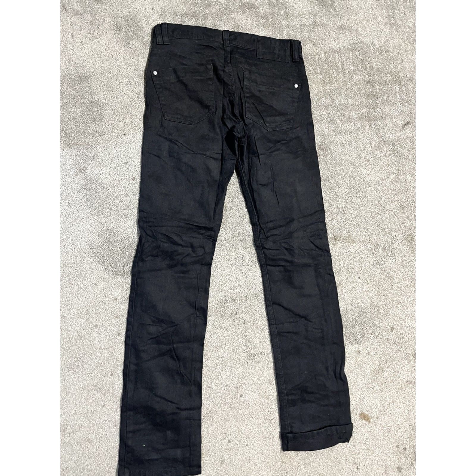 H&M H&M &DENIM Black Skinny Low Rise Ankle Jeans 5-Pocket Zip Women 6 Size 28" / US 6 / IT 42 - 3 Thumbnail